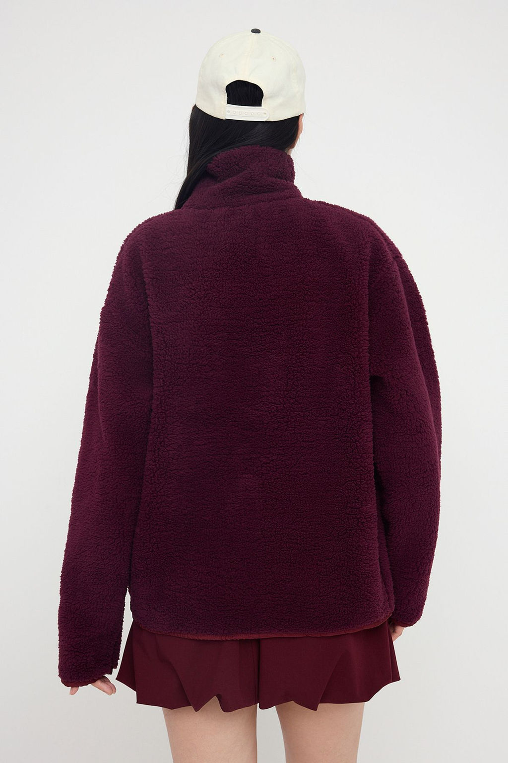 Winter Essentials Murdum Polar Fermuarl? Dik Yaka Cep Detayl? Orme Sweatshirt TWOAW24SW00071