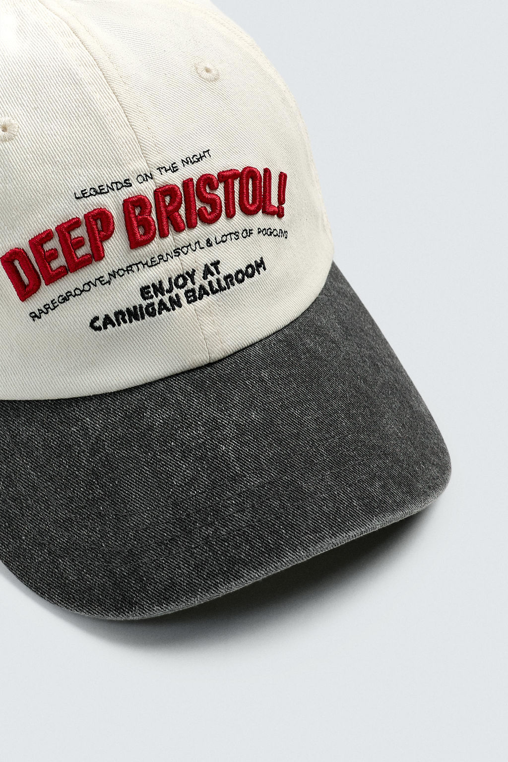 GORRA TEXTO BORDADO / Crudo - Zara фото 3