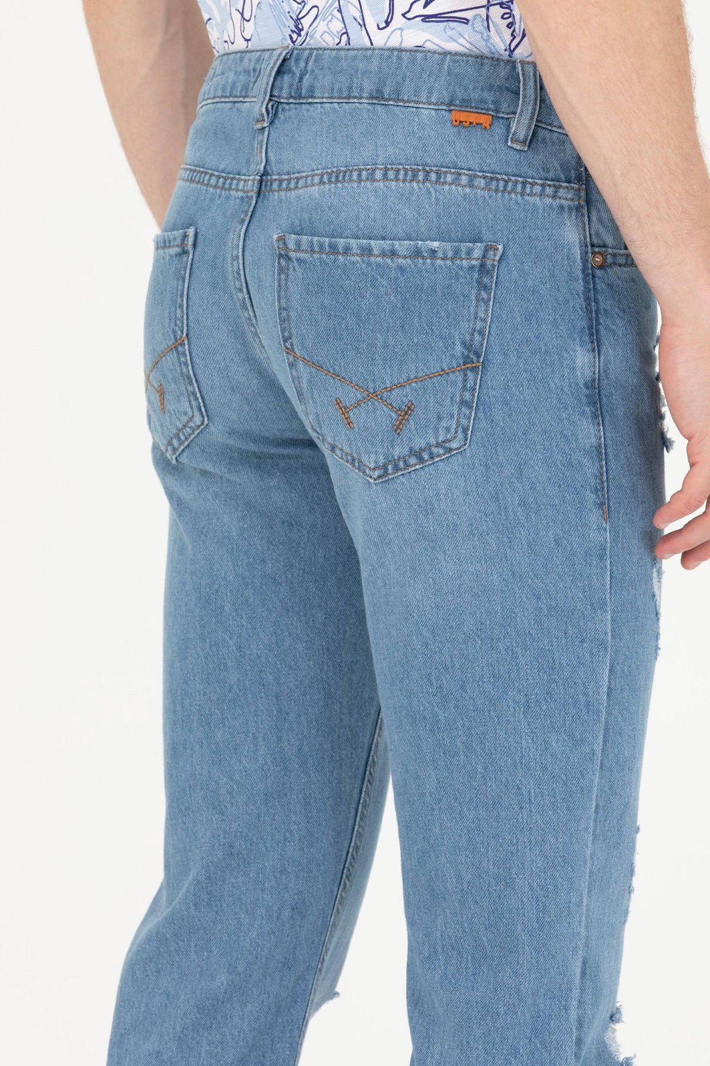 U. S. Polo Assn Мужские голубые джинсы Неожиданная скидка в корзине - U.s. polo assn фото 21