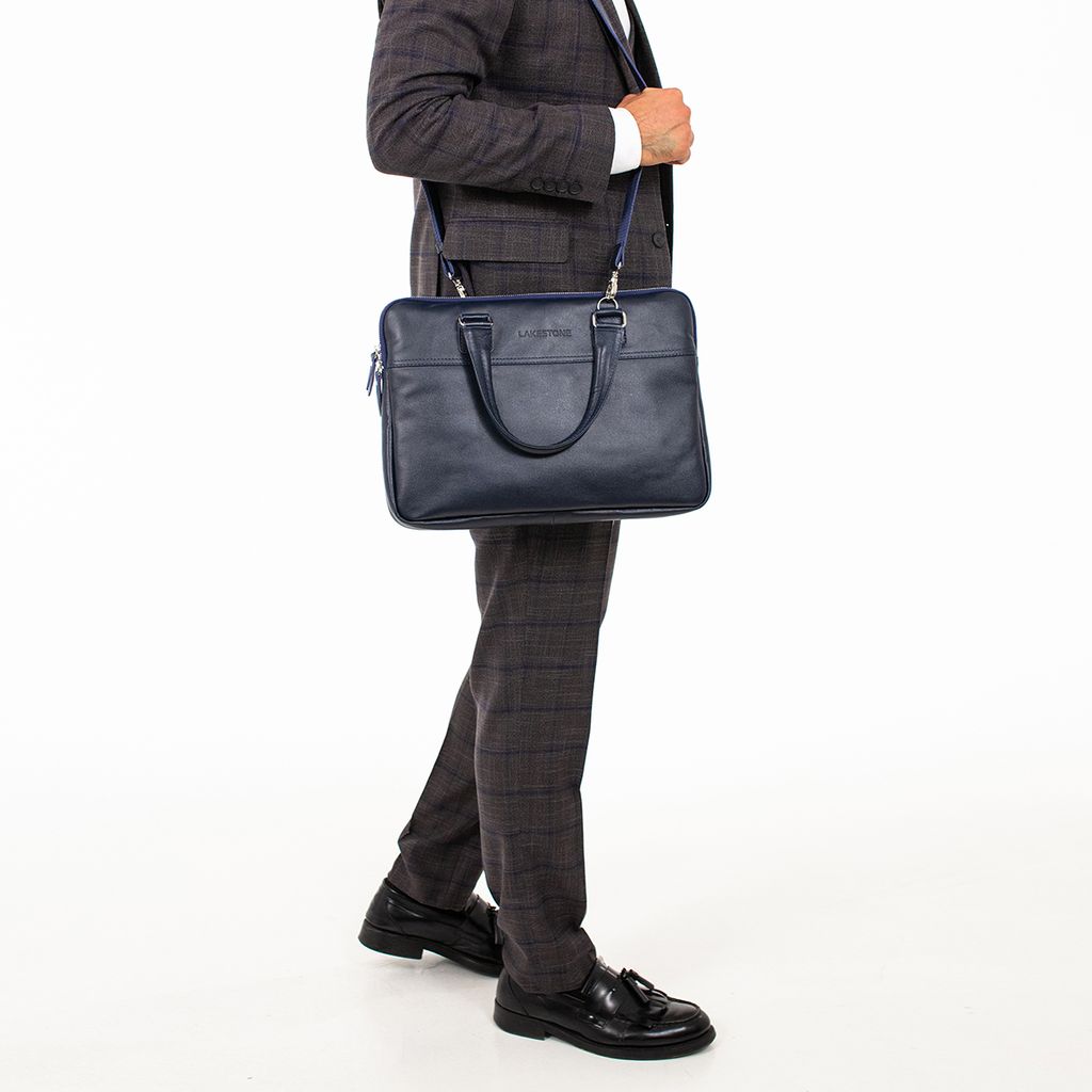 Деловая сумка для ноутбука Anson Black - Lakestone фото 40