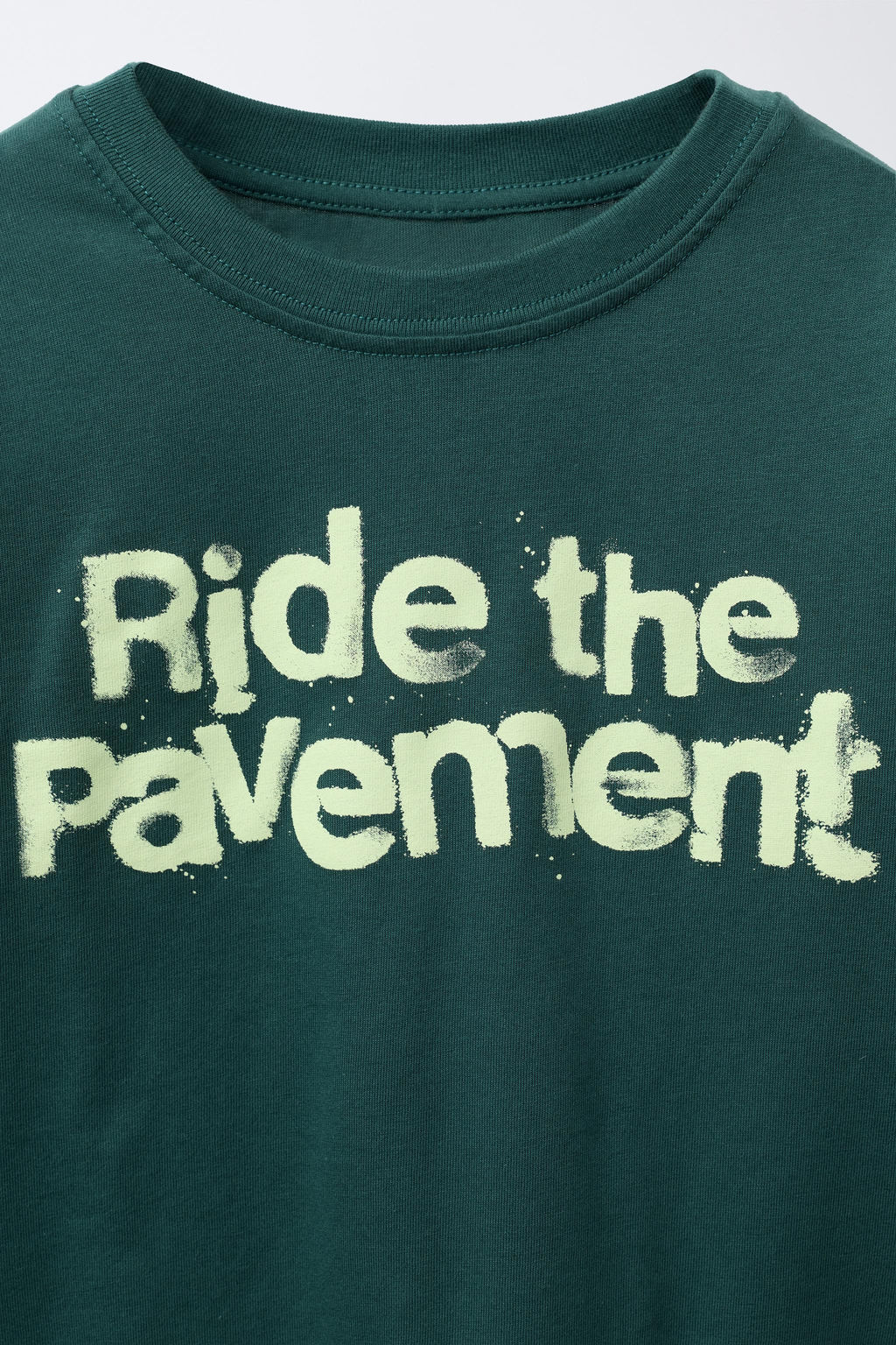 SLOGAN PRINT T-SHIRT