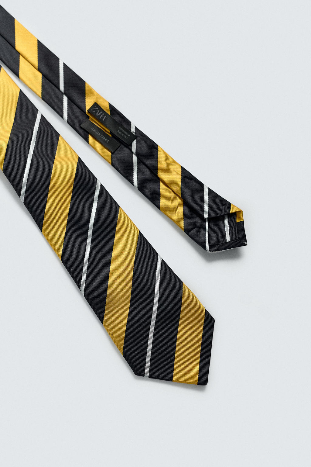 100% SILK STRIPED TIE - Zara фото 6