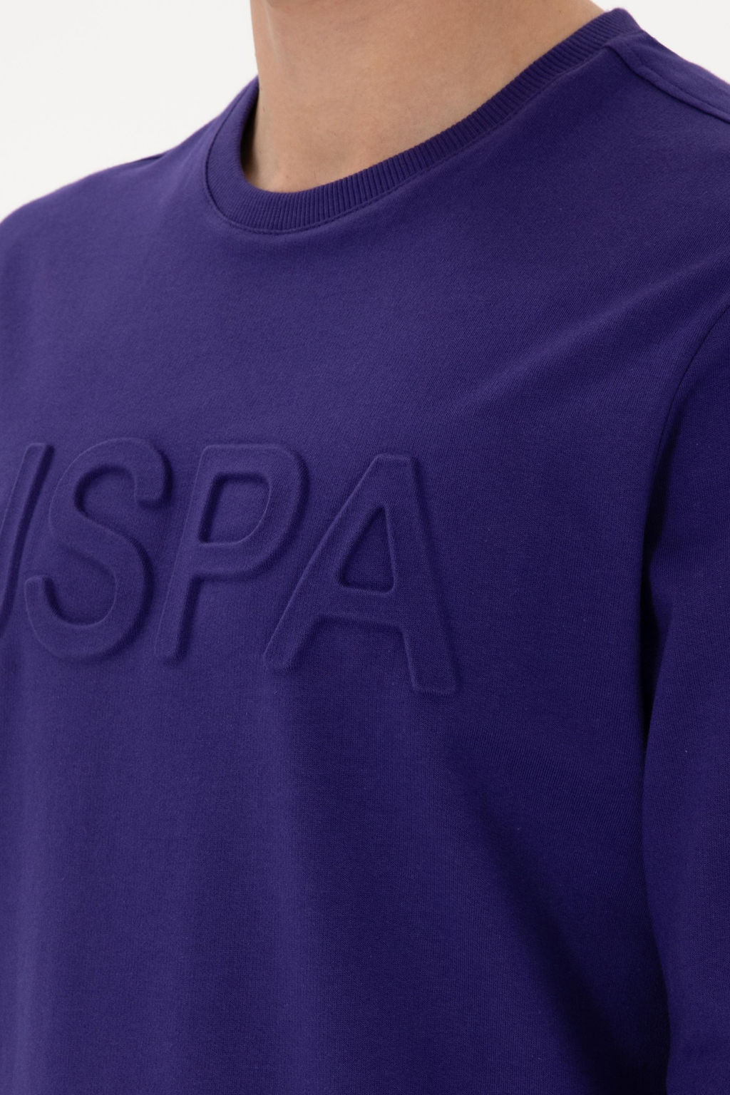 Erkek Mor Basic Sweatshirt - U.s. polo assn фото 7
