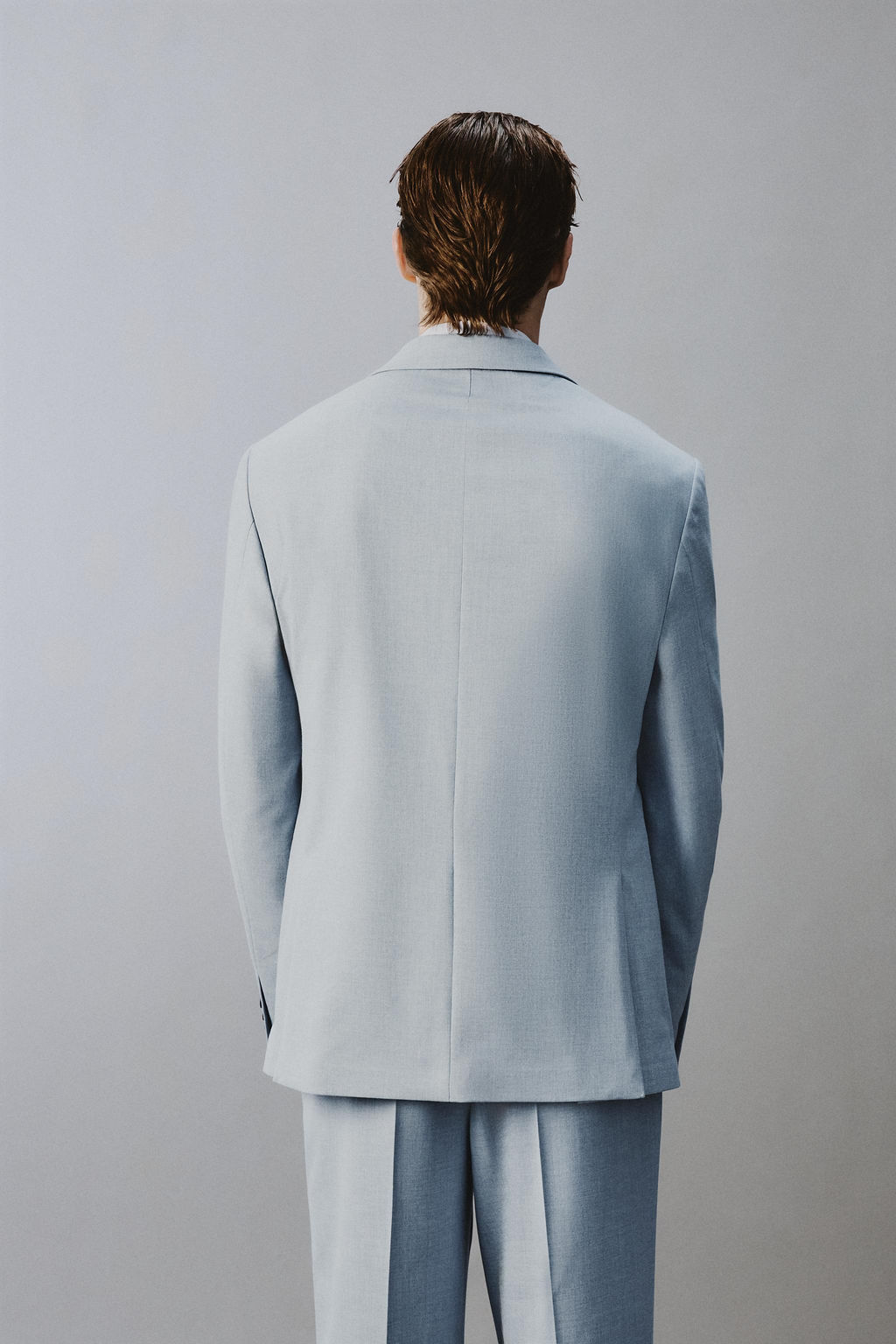 BLAZER TRAJE SLIM FIT / Celeste - Zara фото 3