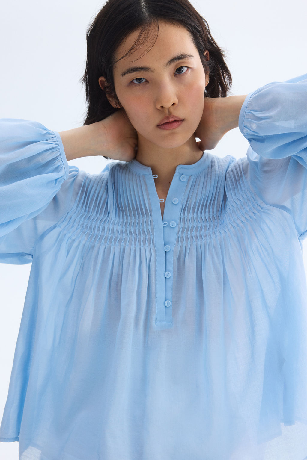 Blusa con jaretas - H&m фото 3