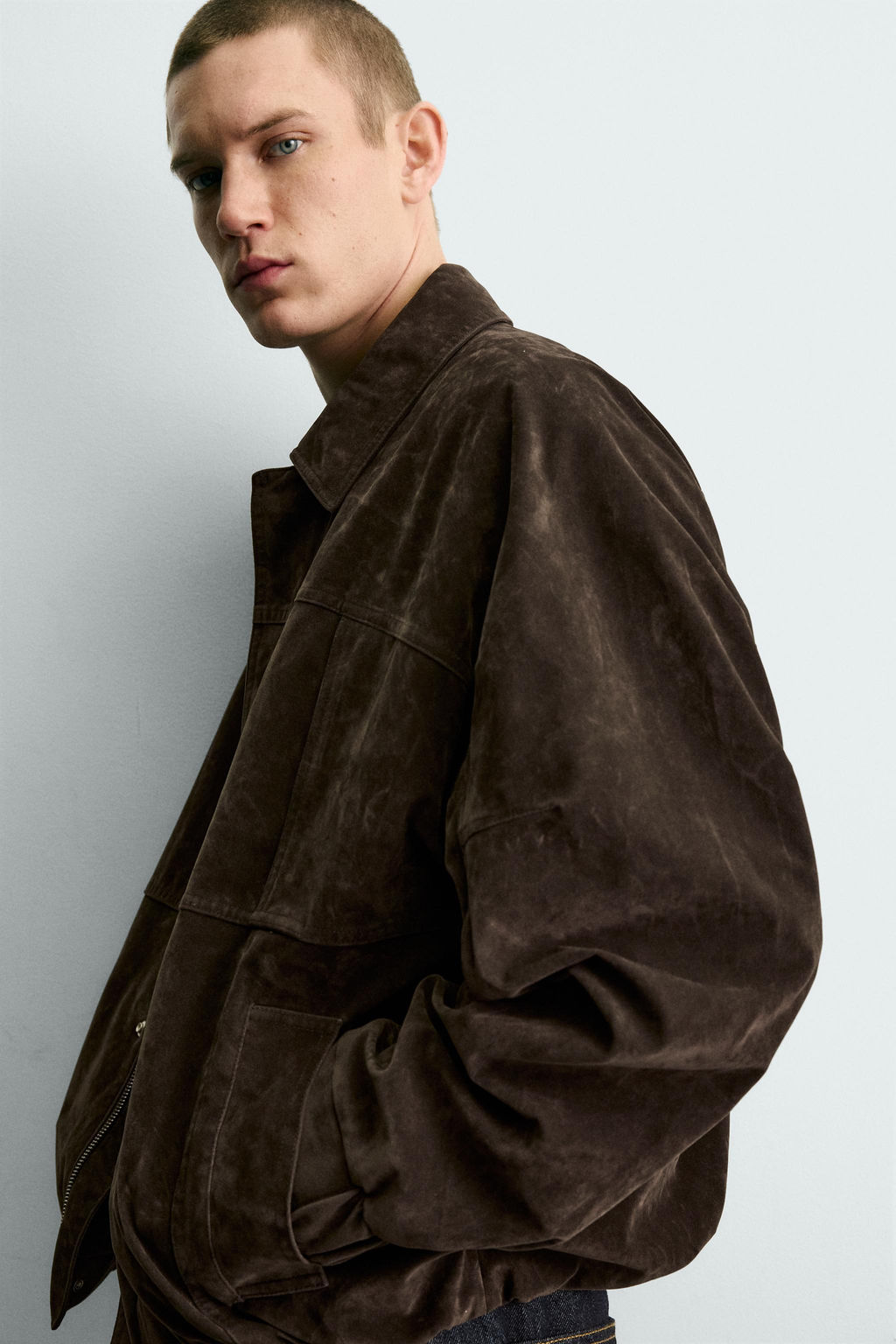 FAUX SUEDE JACKET - Zara фото 14