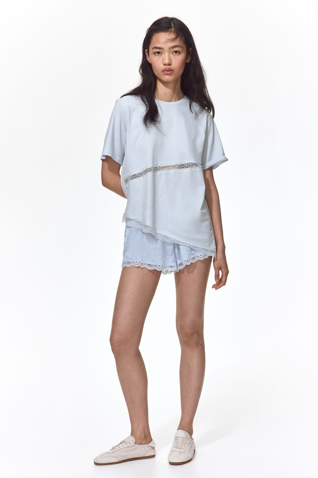 Camiseta con ribete de encaje - H&m фото 8