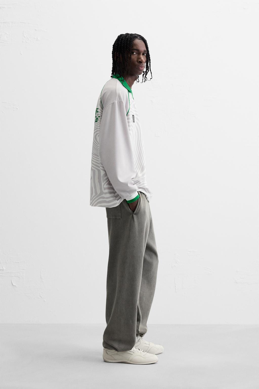 RETRO FOOTBALL POLO SHIRT - Zara фото 4