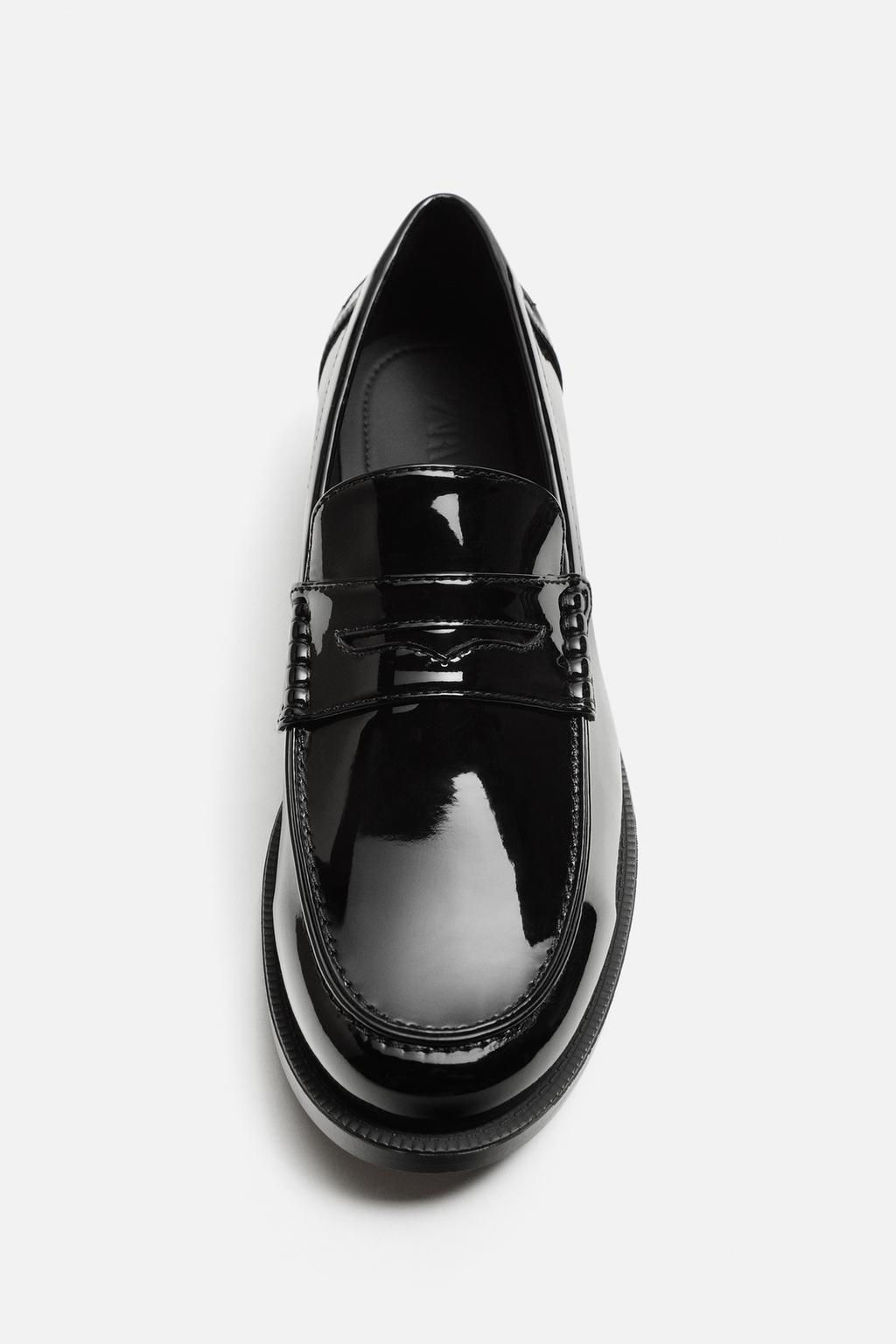PATENT LOAFERS - Zara фото 3
