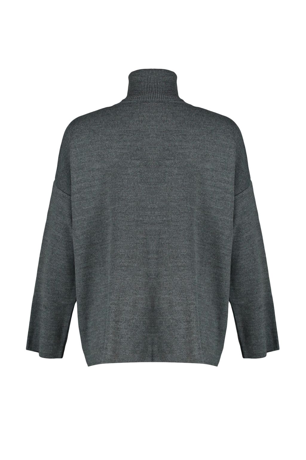 Gri Genis Kal?p Basic Triko Kazak TWOAW23KZ00206