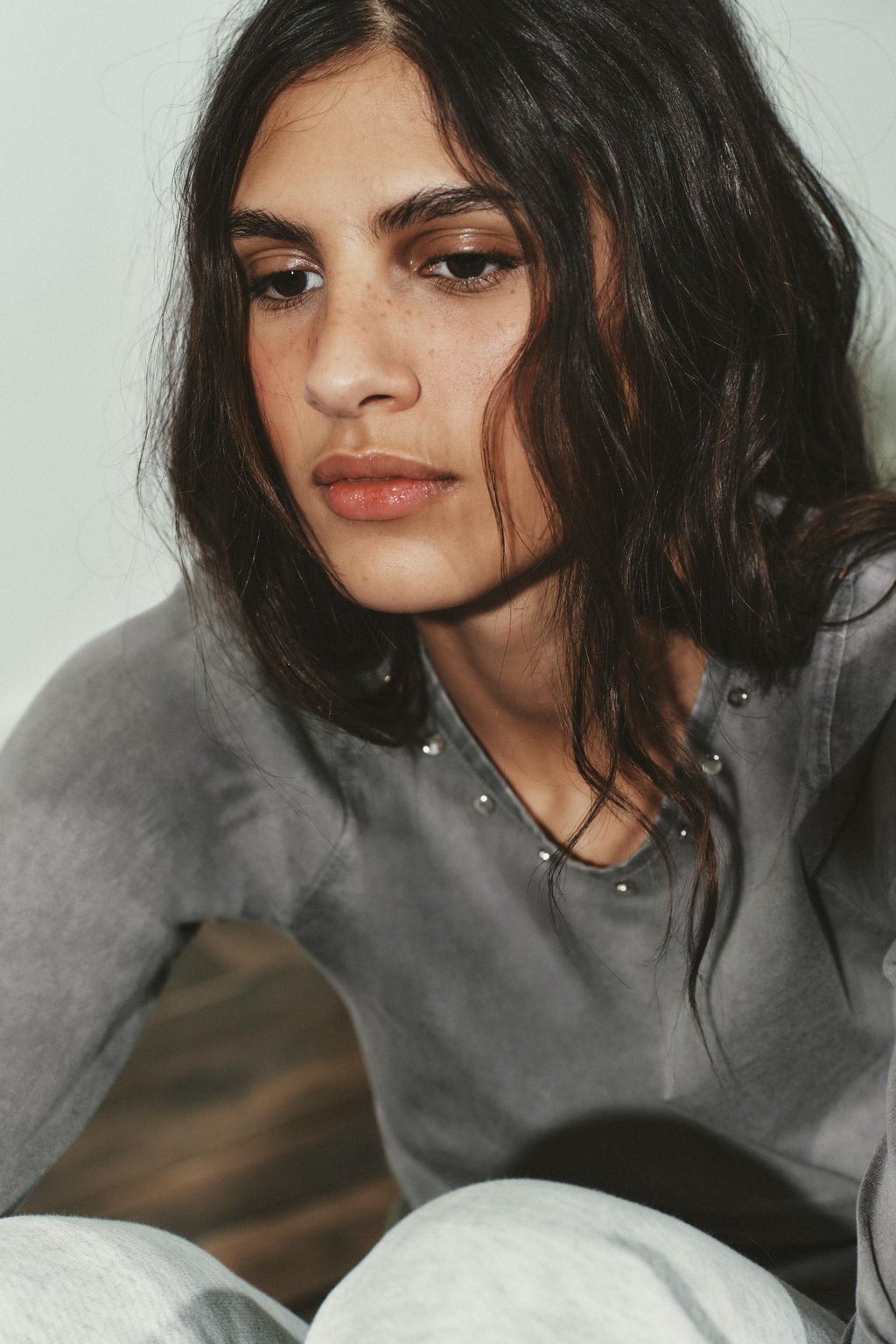 WASHED STUDDED TOP - Zara фото 8