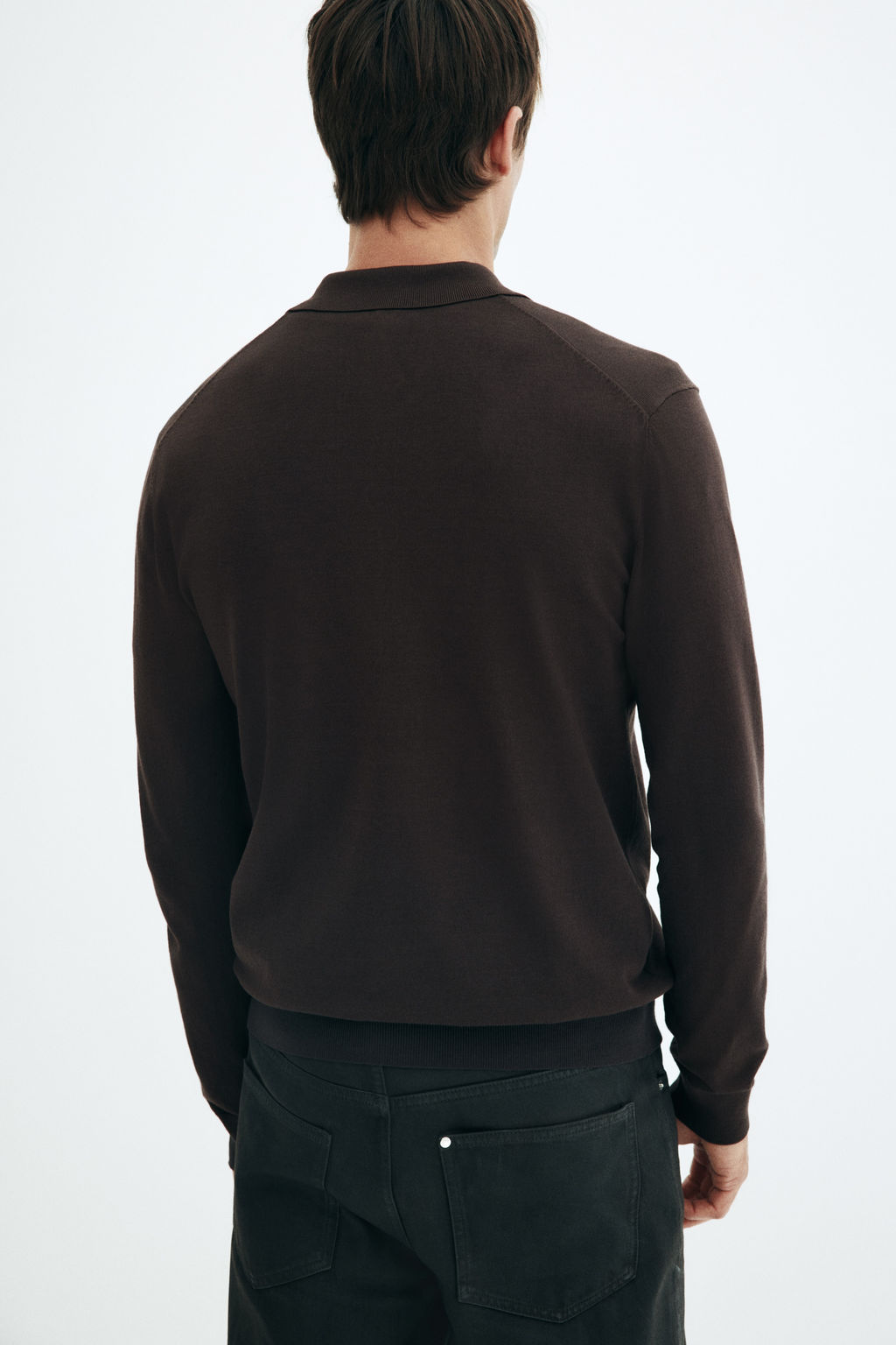 Polo en punto fino Regular Fit - H&m фото 6