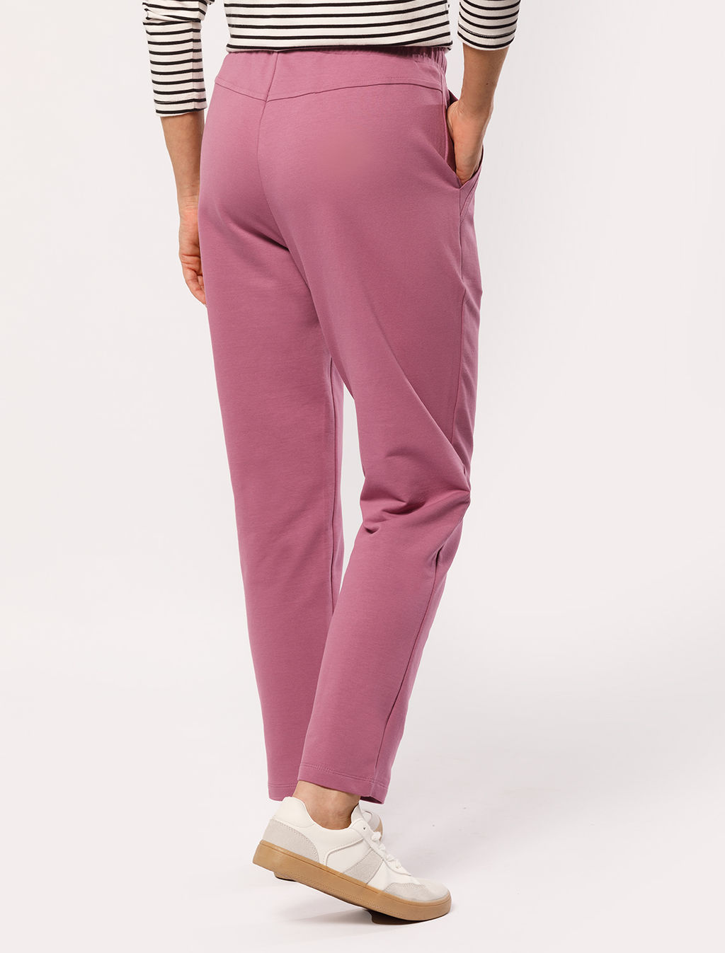 VILATTE / Брюки из футера-двухнитки с премиальной фурнитурой  фото 4