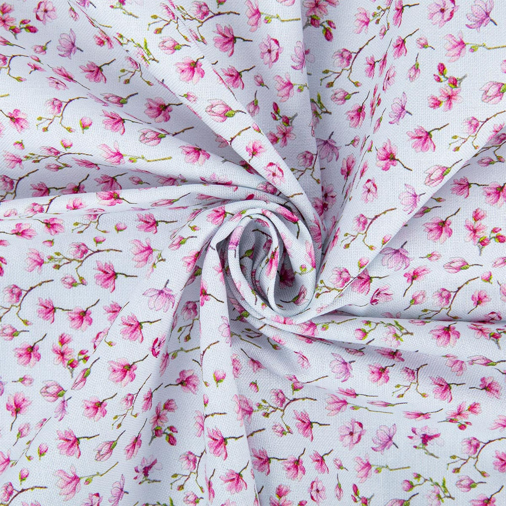 Ткань для пэчворка PEPPY ПРЕКРАСНЫЕ МАГНОЛИИ ФАСОВКА 50 x 55 см 140 г/кв.м 5 100% хлопок