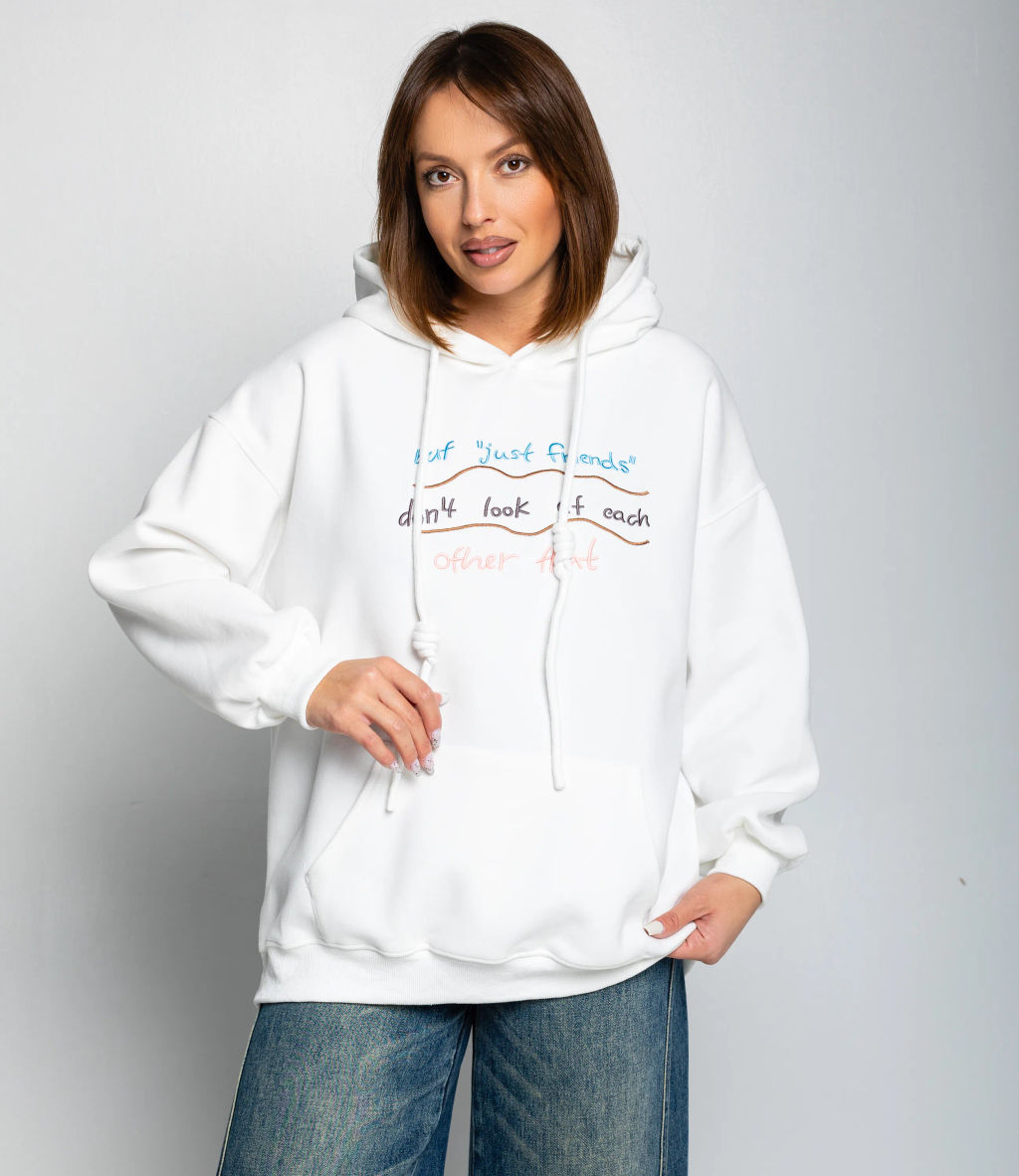 Худи #КТ3629, белый