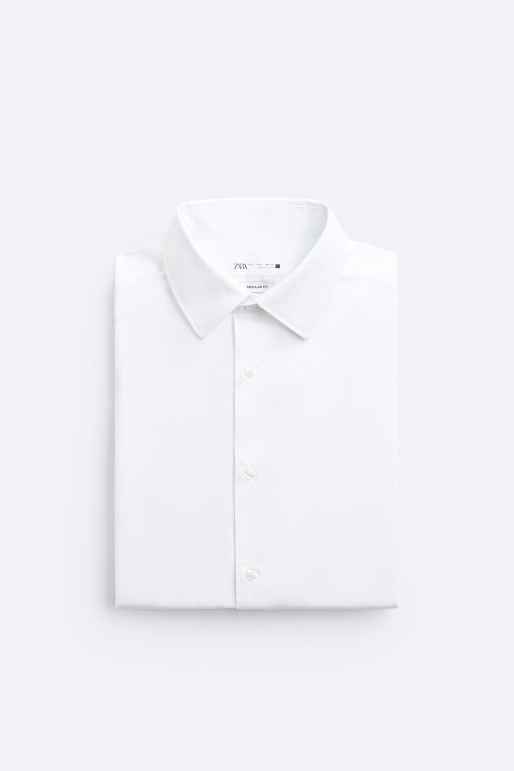 TEXTURED TWILL SHIRT - Zara фото 21