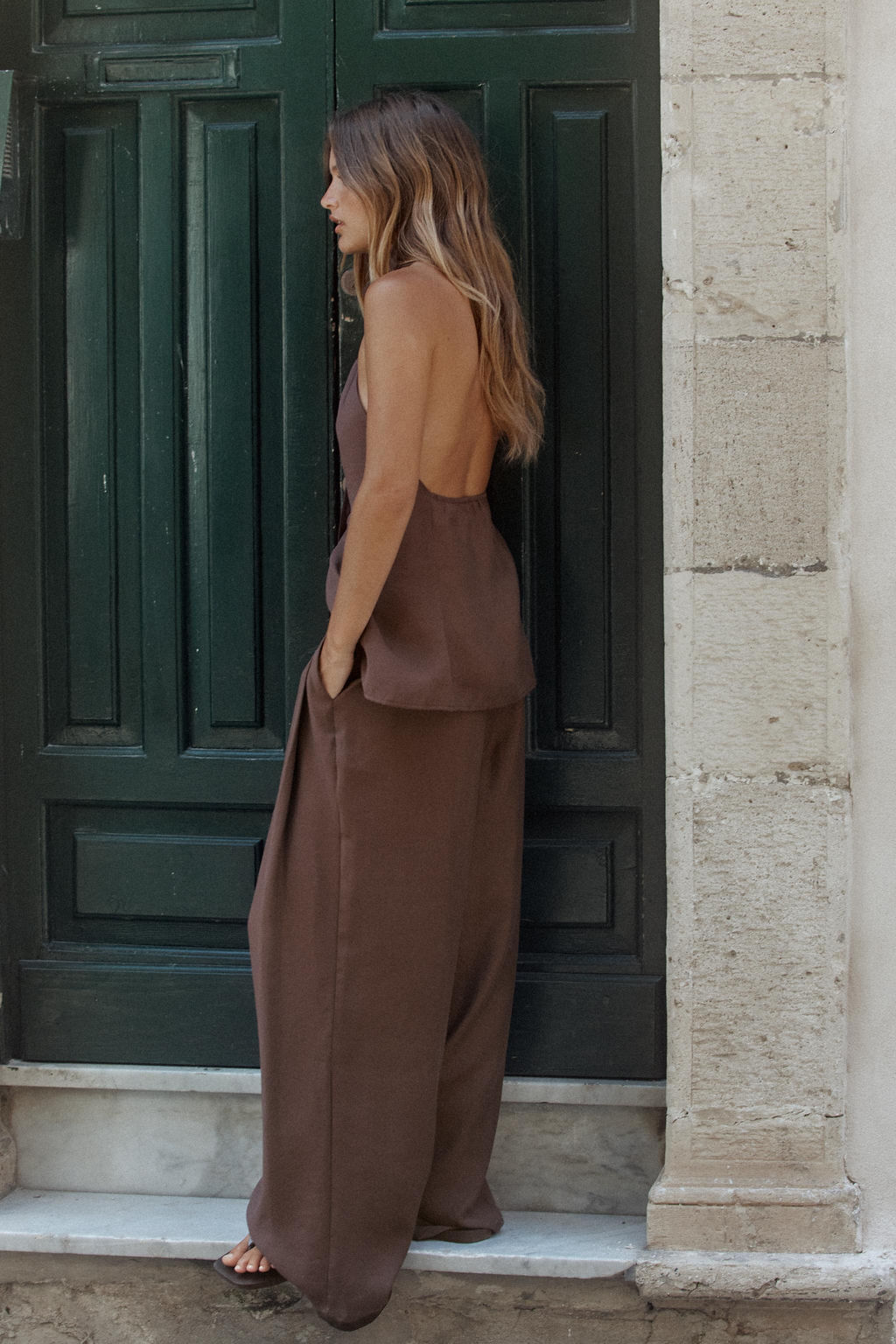 KNOTTED HALTER WAISTCOAT TOP - Zara фото 5