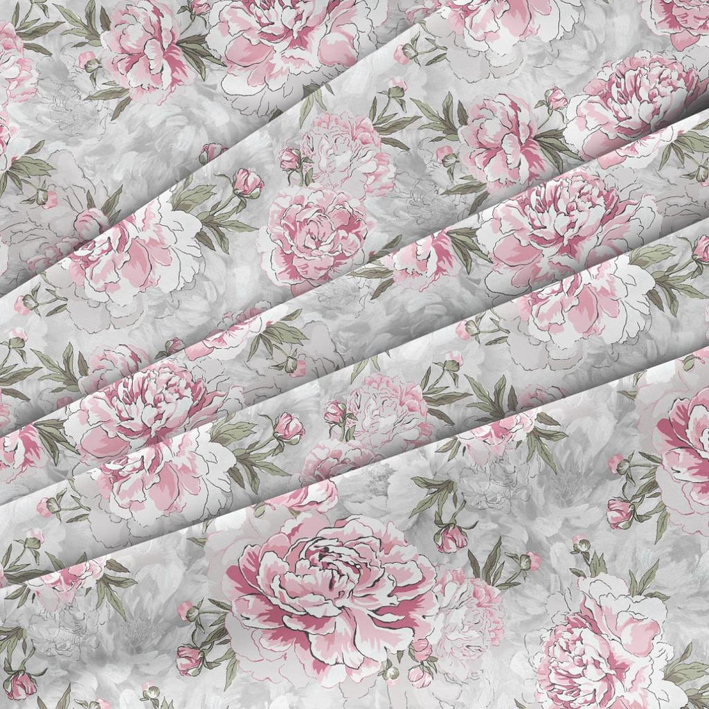 Наволочка 40*40 см, перкаль (Пионовый сад) - Ивановотекстиль фото 2