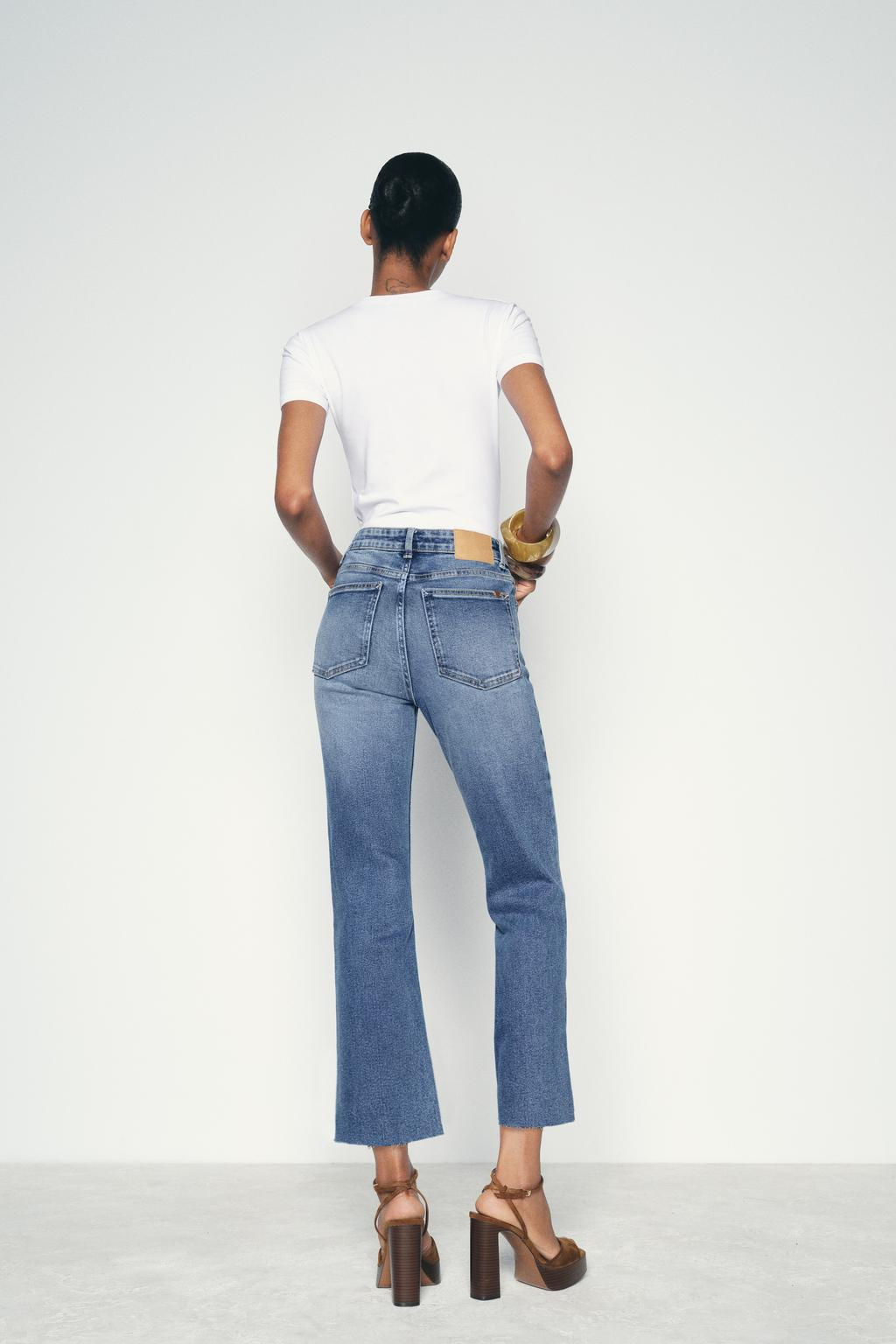 Z1975 HIGH-WAIST MINI FLARE JEANS - Zara фото 5