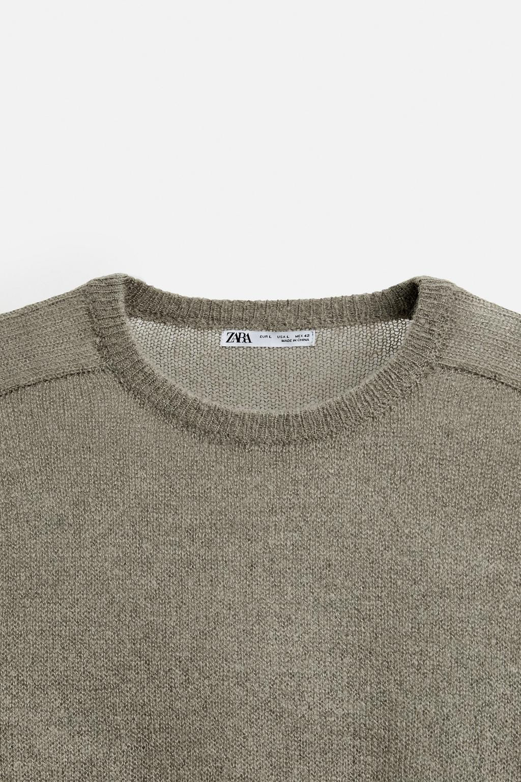 LIGHTWEIGHT TEXTURED SWEATER - Zara фото 9