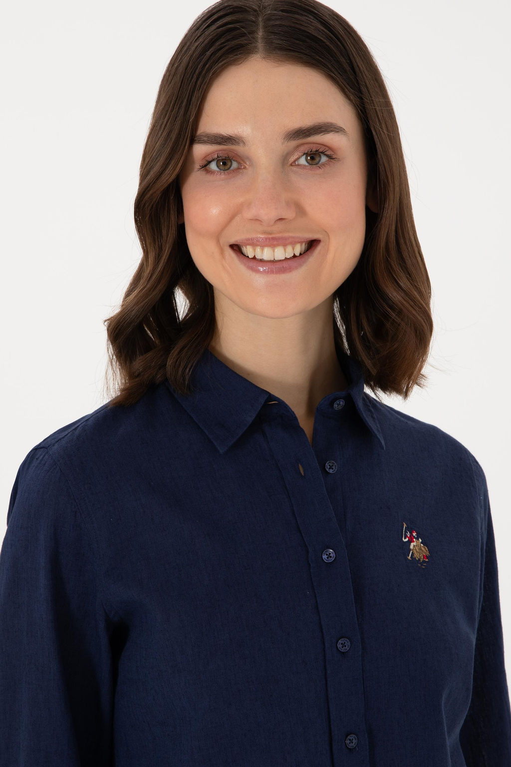 Kad_n Lacivert Uzun Kollu Basic G_mlek Sepette S_rpriz _ndirim - U.s. polo assn фото 2