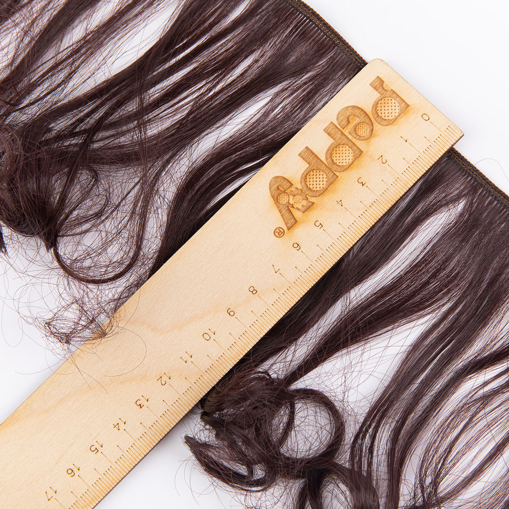 HobbyBe HAR-10 Тресс для кукол 15 см 100 см 25 г 14 т.каштановый