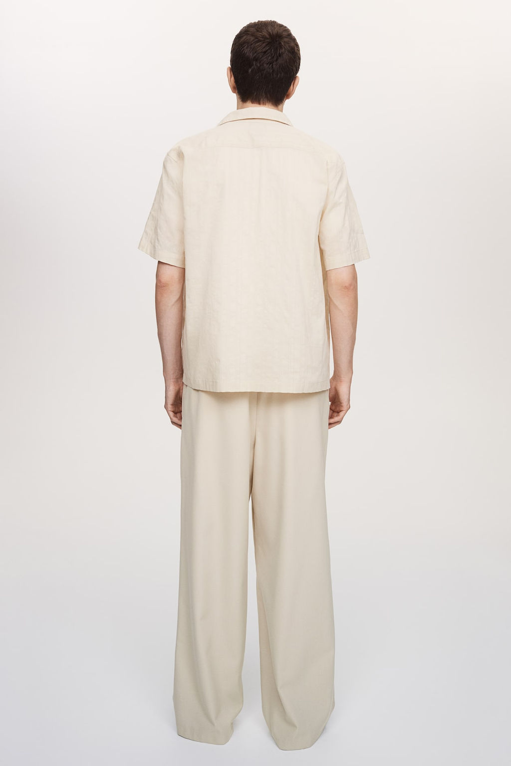 Camisa en tejido texturizado Regular Fit - H&m фото 5