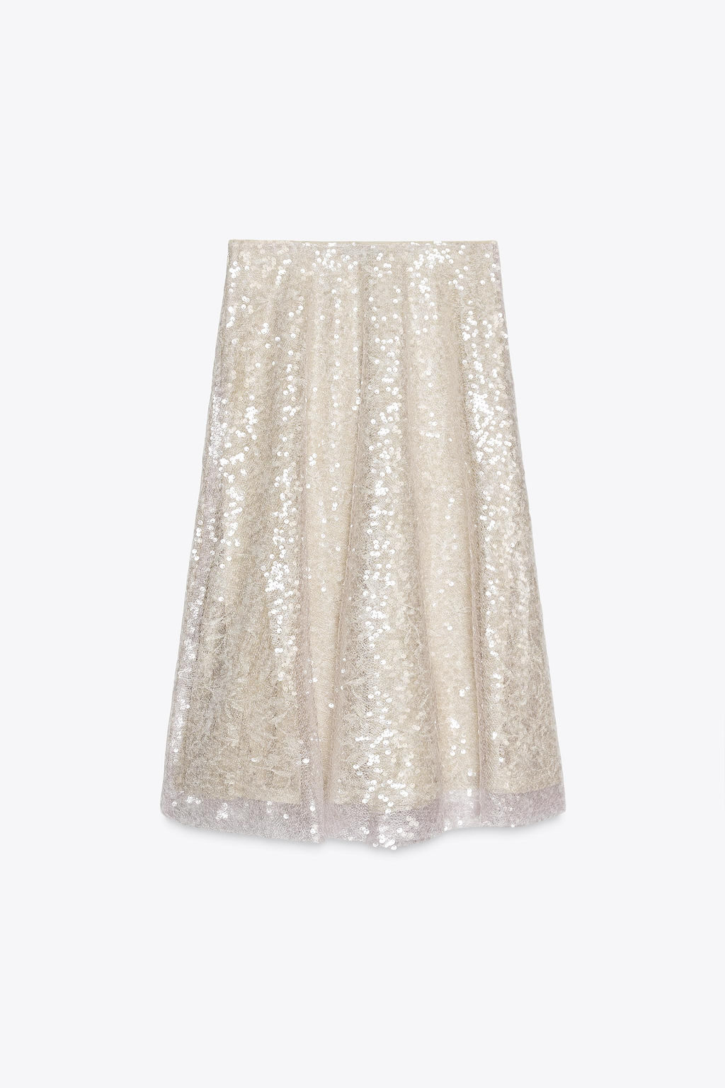 SEQUINNED KNIT MIDI SKIRT - Zara фото 3