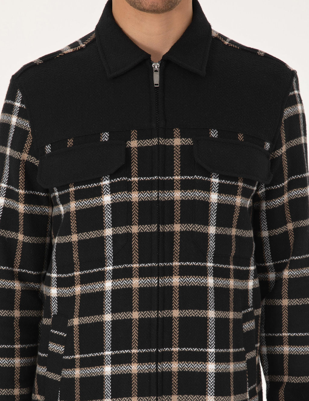 Siyah Comfort Fit Uzun Kollu G_mlek - Pierre cardin фото 6