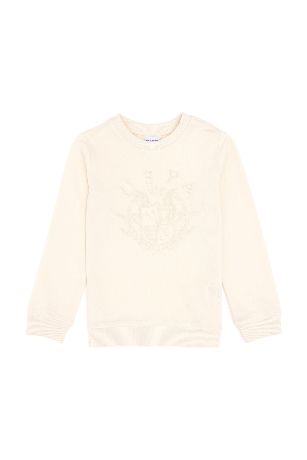 Кремовый свитшот для мальчика - U.s. polo assn фото 2