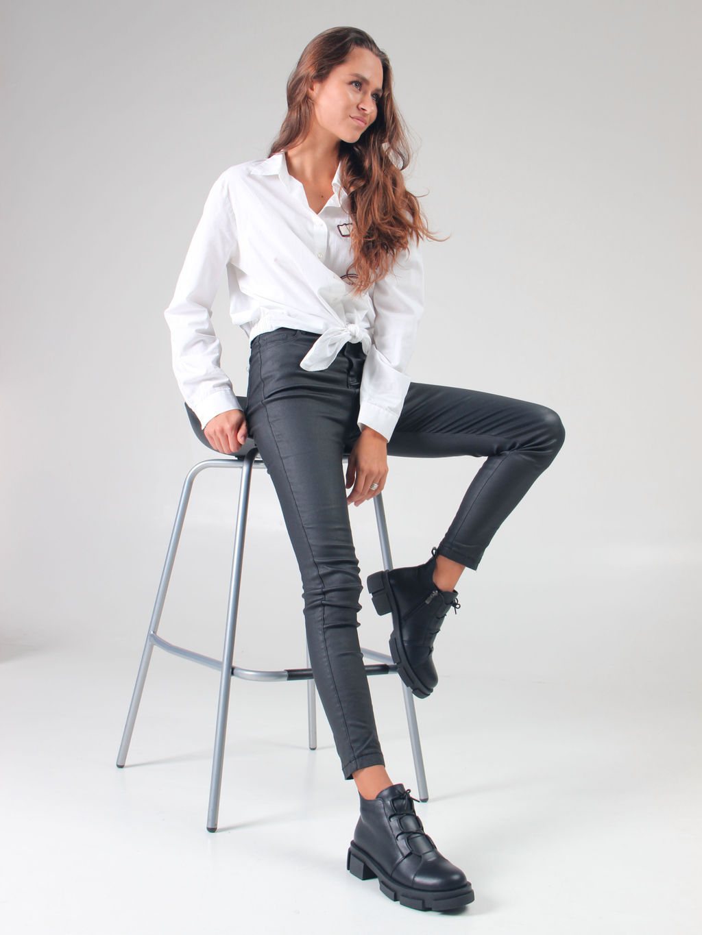 Ботинки 218.21074bl. черный/Мех