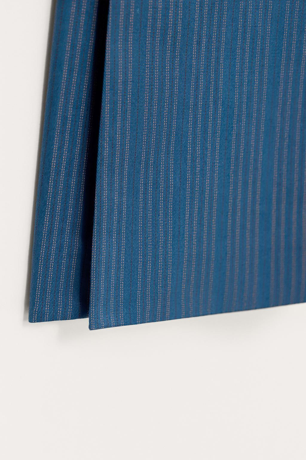 LIMITED EDITION STRIPED FLARE TROUSERS - Zara фото 6