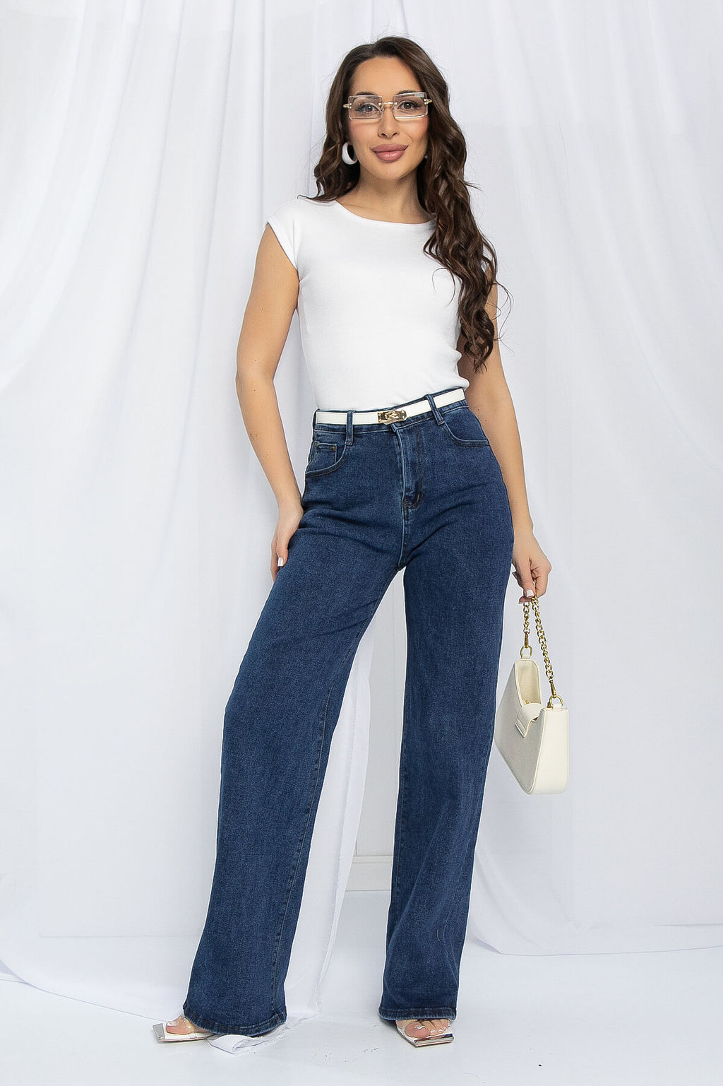 Джинсы Изящная походка (синие) Б13173-4М - Lt collection фото 9