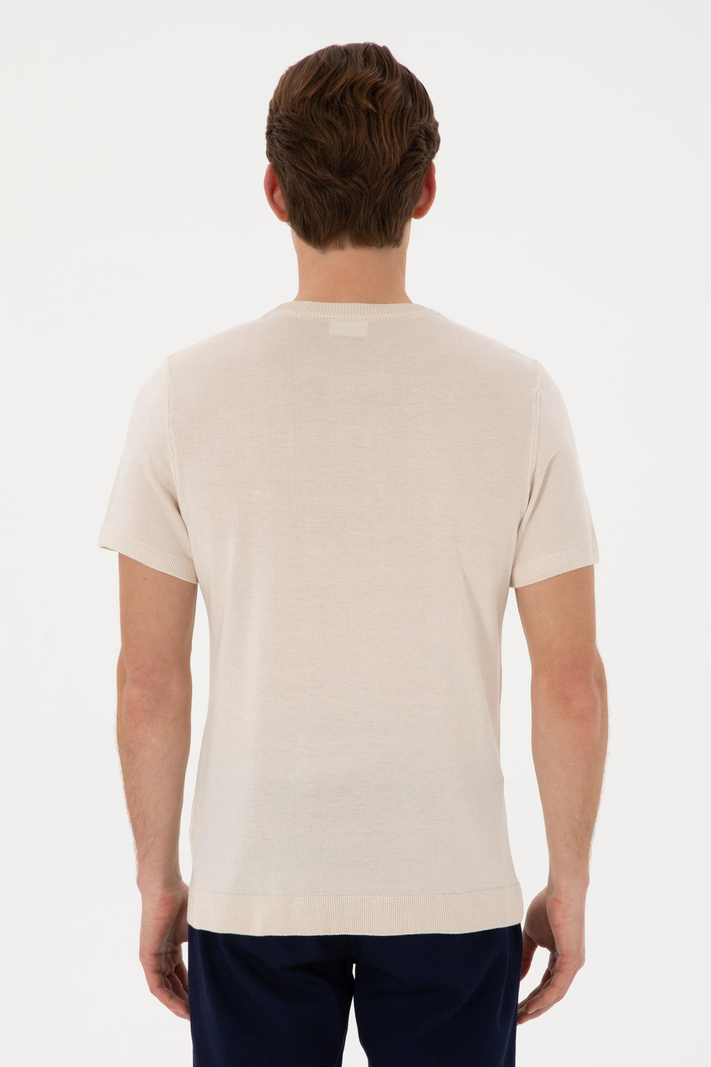 Erkek Slim Fit Bisiklet Yaka Ta_ Ti__rt Sepette S_rpriz _ndirim - U.s. polo assn фото 5