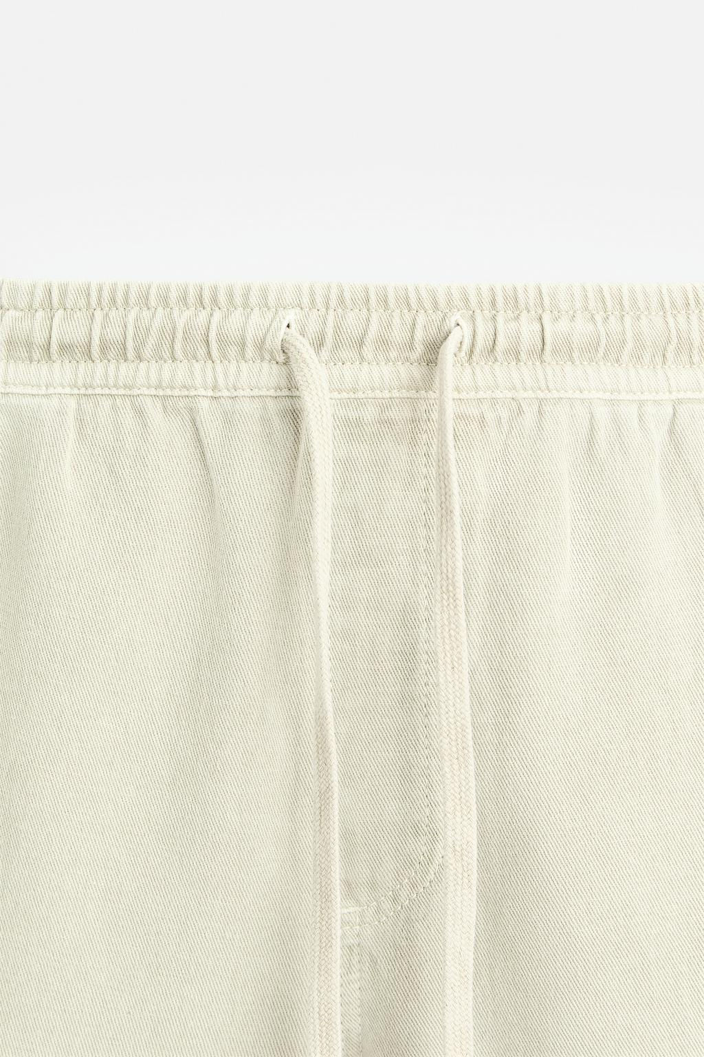FADED JOGGER WAIST TROUSERS - Zara фото 16