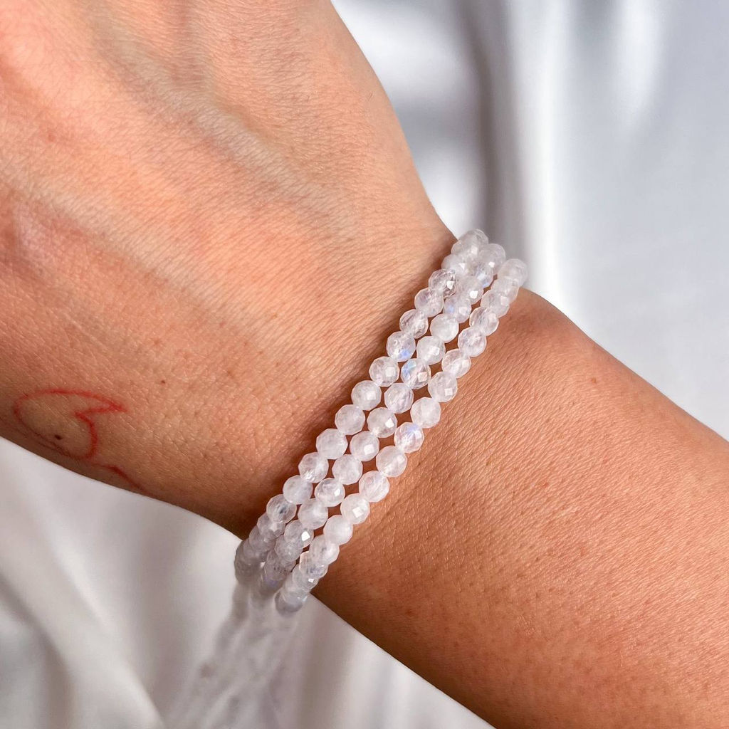 Бусины для украшений из Лунного камня 39 см