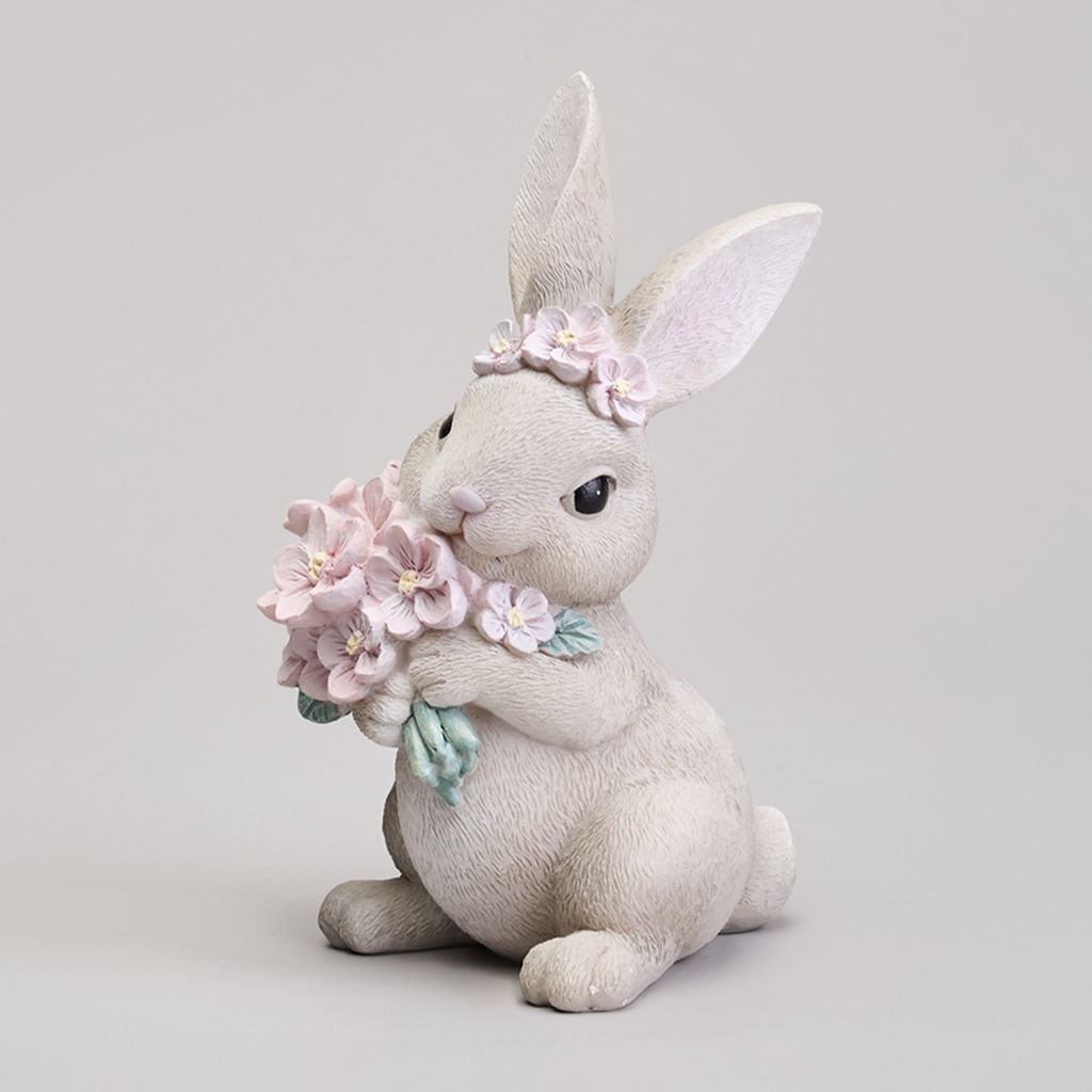 ФИГУРКА ДЕКОРАТИВНАЯ КРОЛИК 9Х9,5Х16 СМ