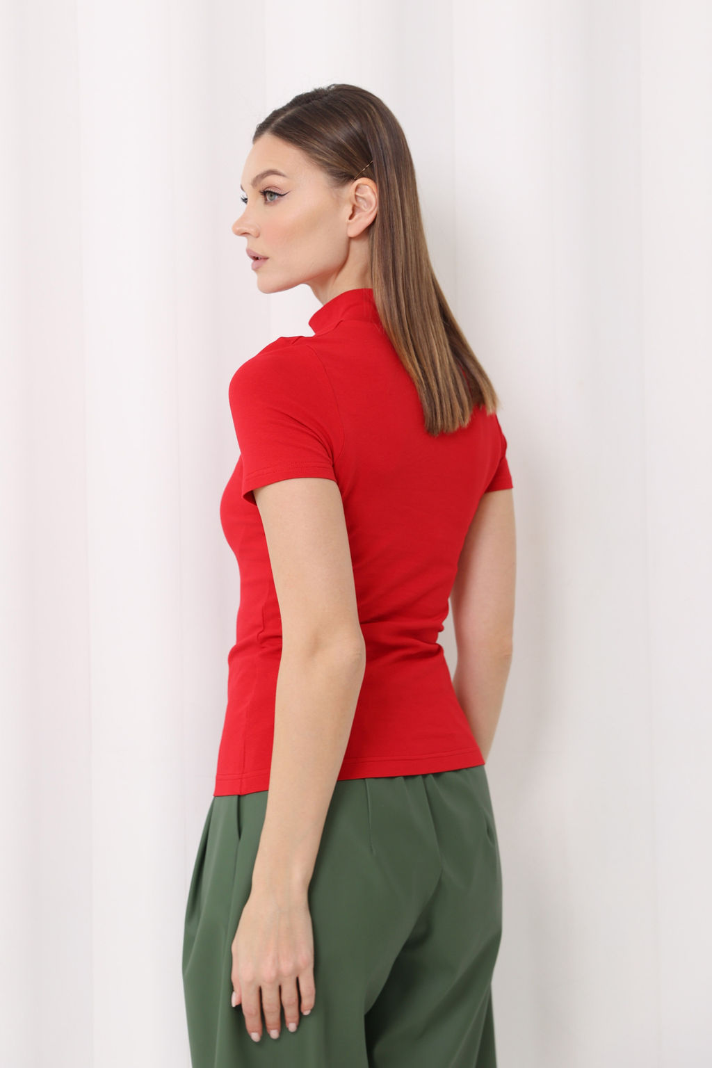 Водолазка с коротким рукавом - Looklikecat фото 3