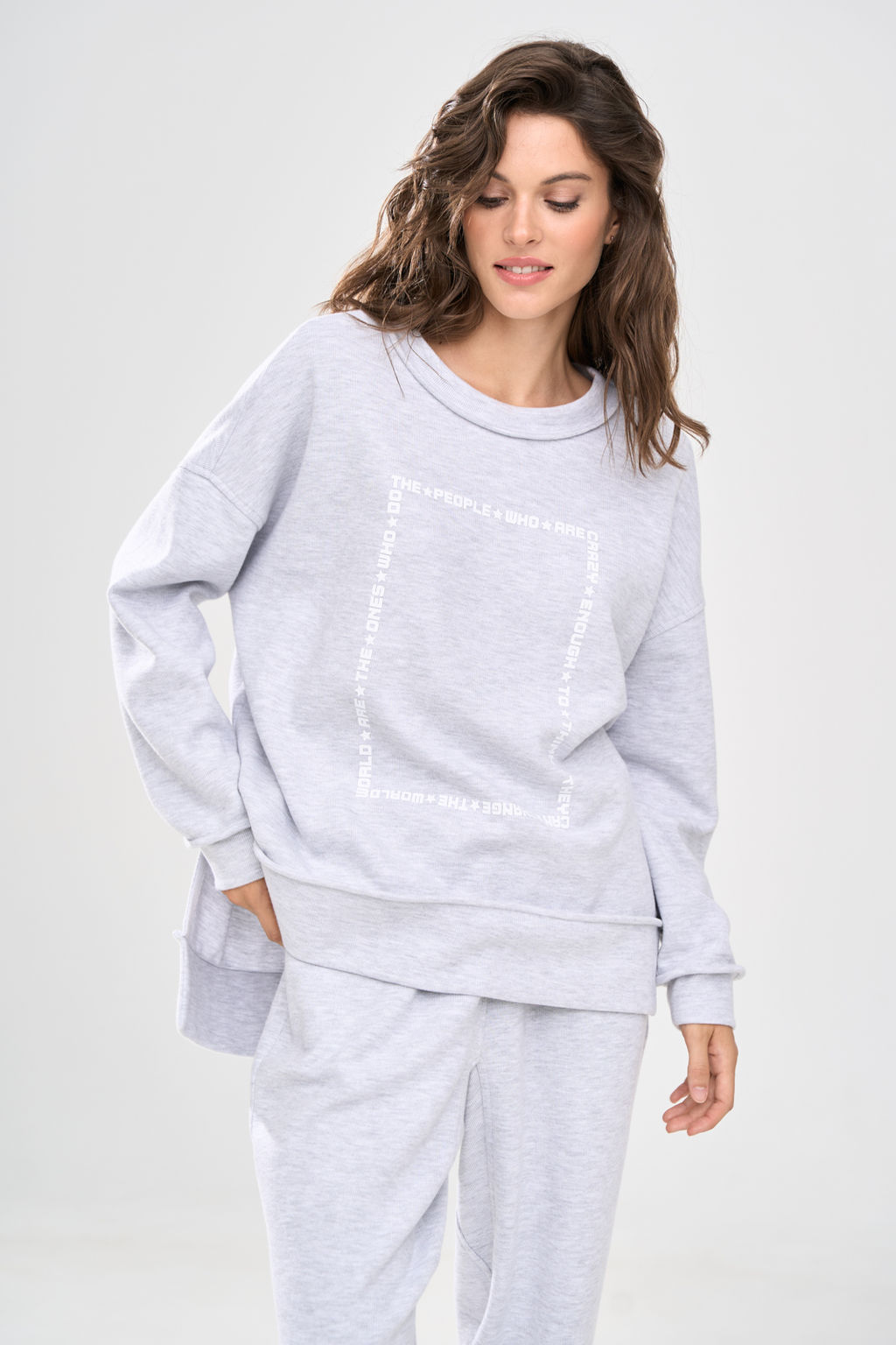 Костюм 1168 серый - Rinka фото 9