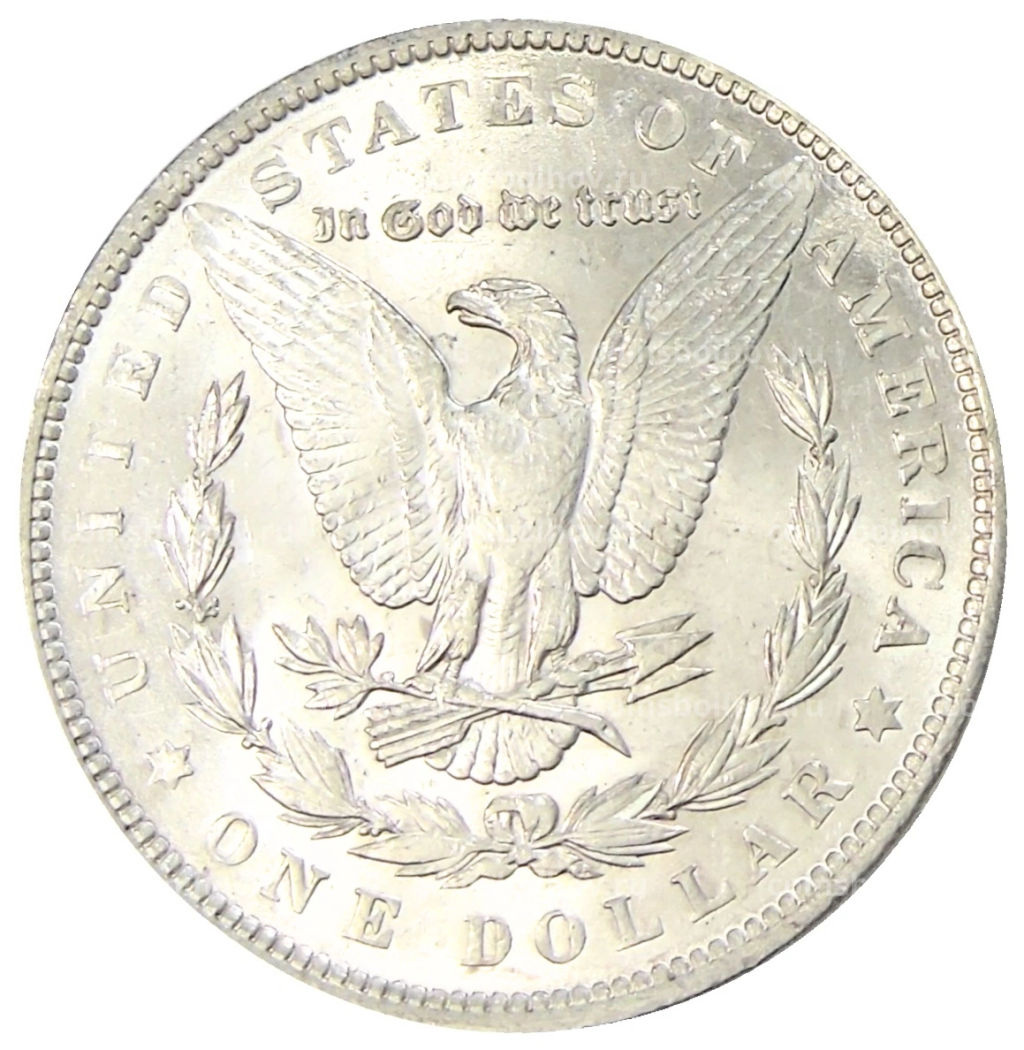 Монета 1 доллар 1889 года США Доллар Моргана