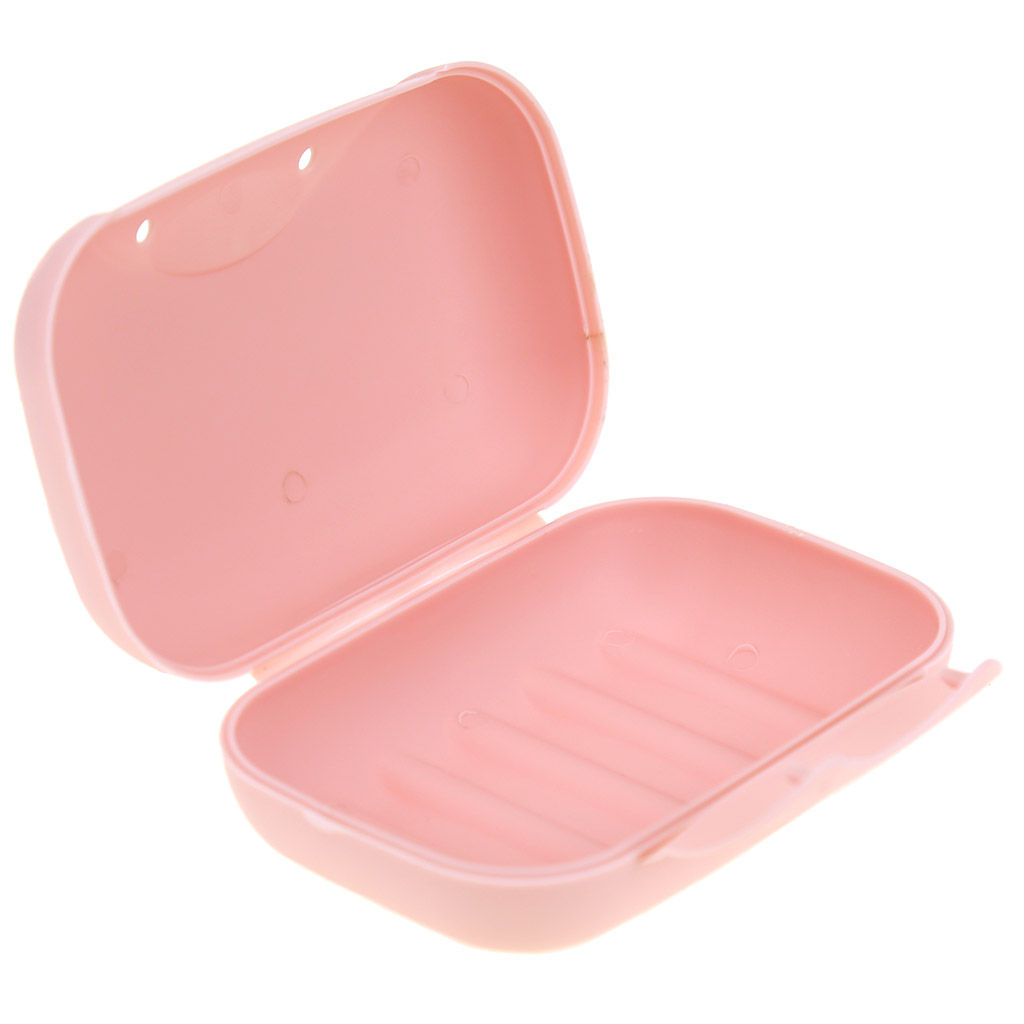 Мыльница дорожная пластмассовая Люкс-1 12х8,5х4,5см, матовый пластик, цвета микс, в п/эт пакете (Китай) - Домашняя Мода фото 2