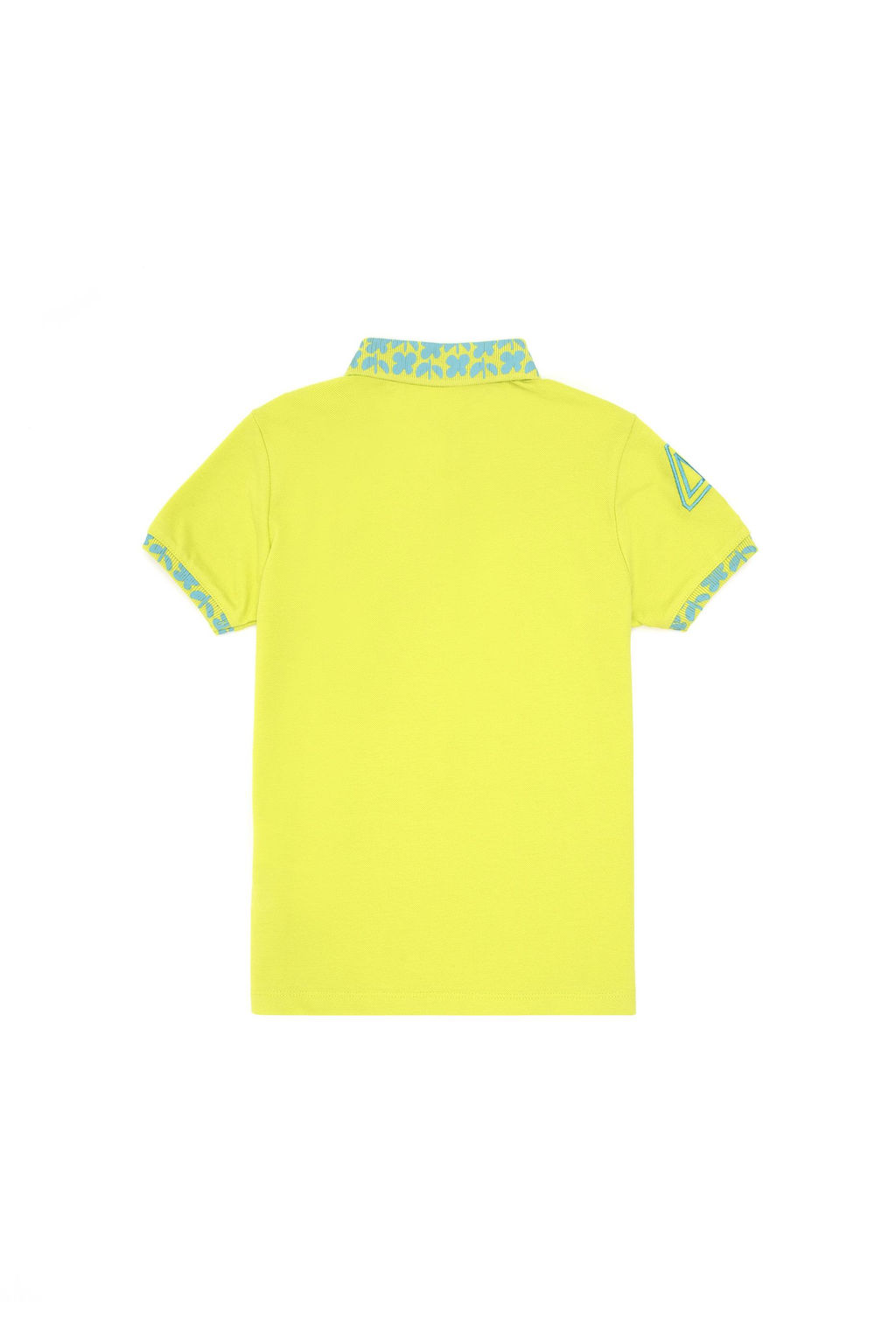 Базовая футболка фисташкового цвета для девочек - U.s. polo assn фото 2