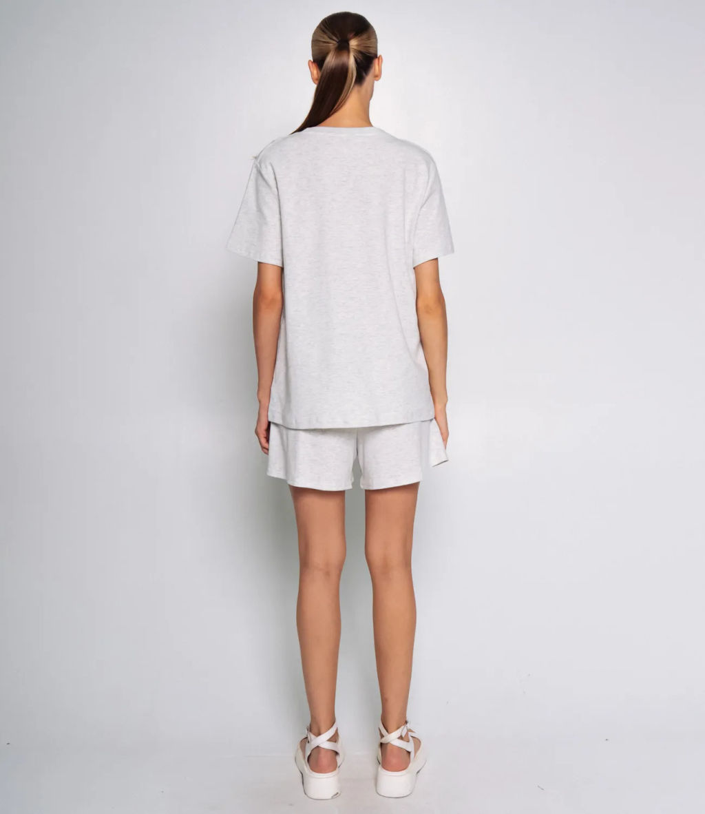 Костюм #КТ38-5, светло-серый меланж