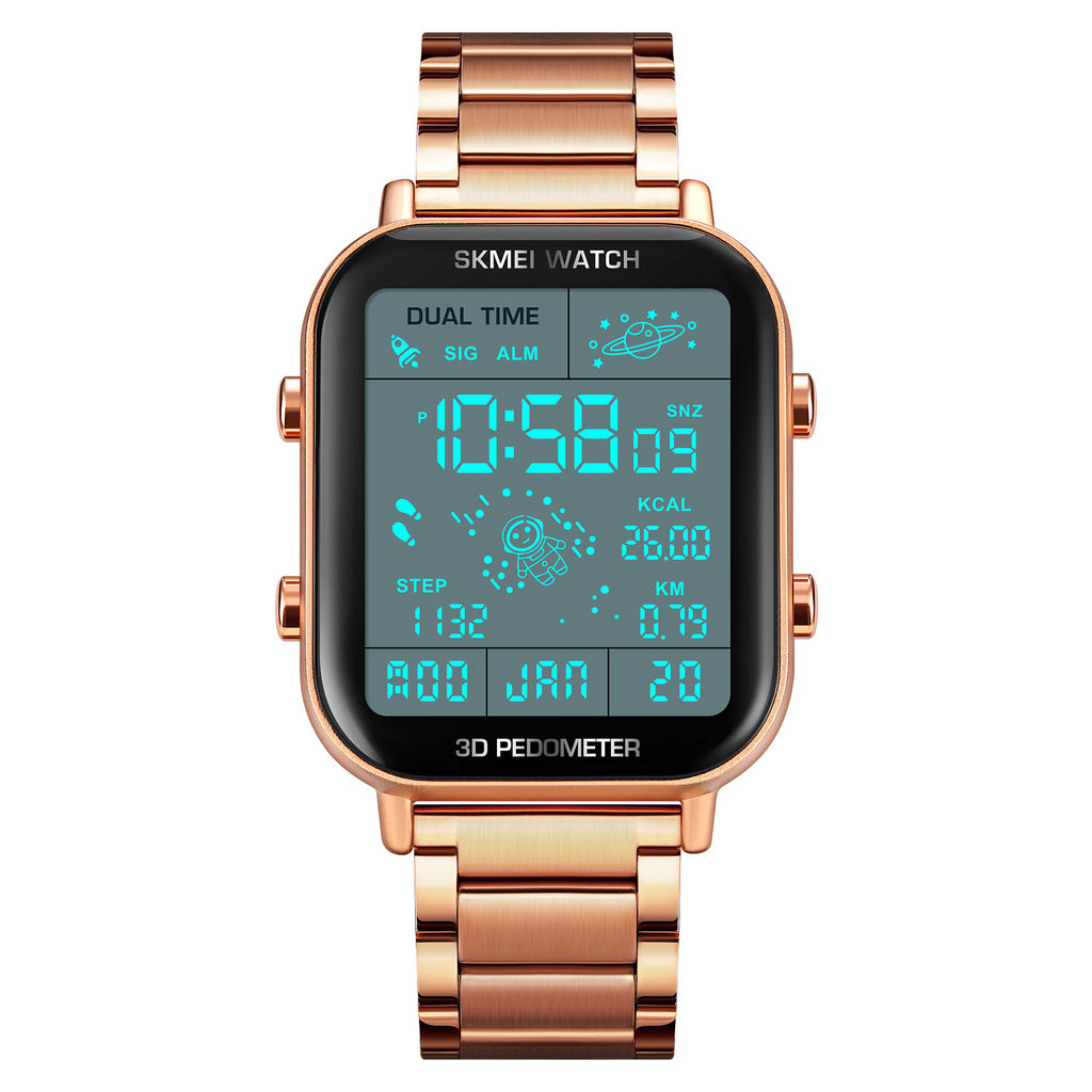 Часы наручные Skmei мужские электронные 1888rose-gold