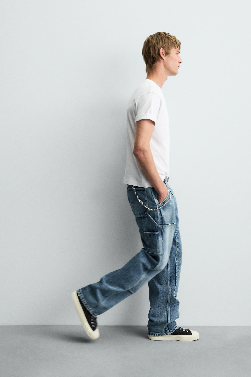 FADED CARPENTER JEANS - Zara фото 6