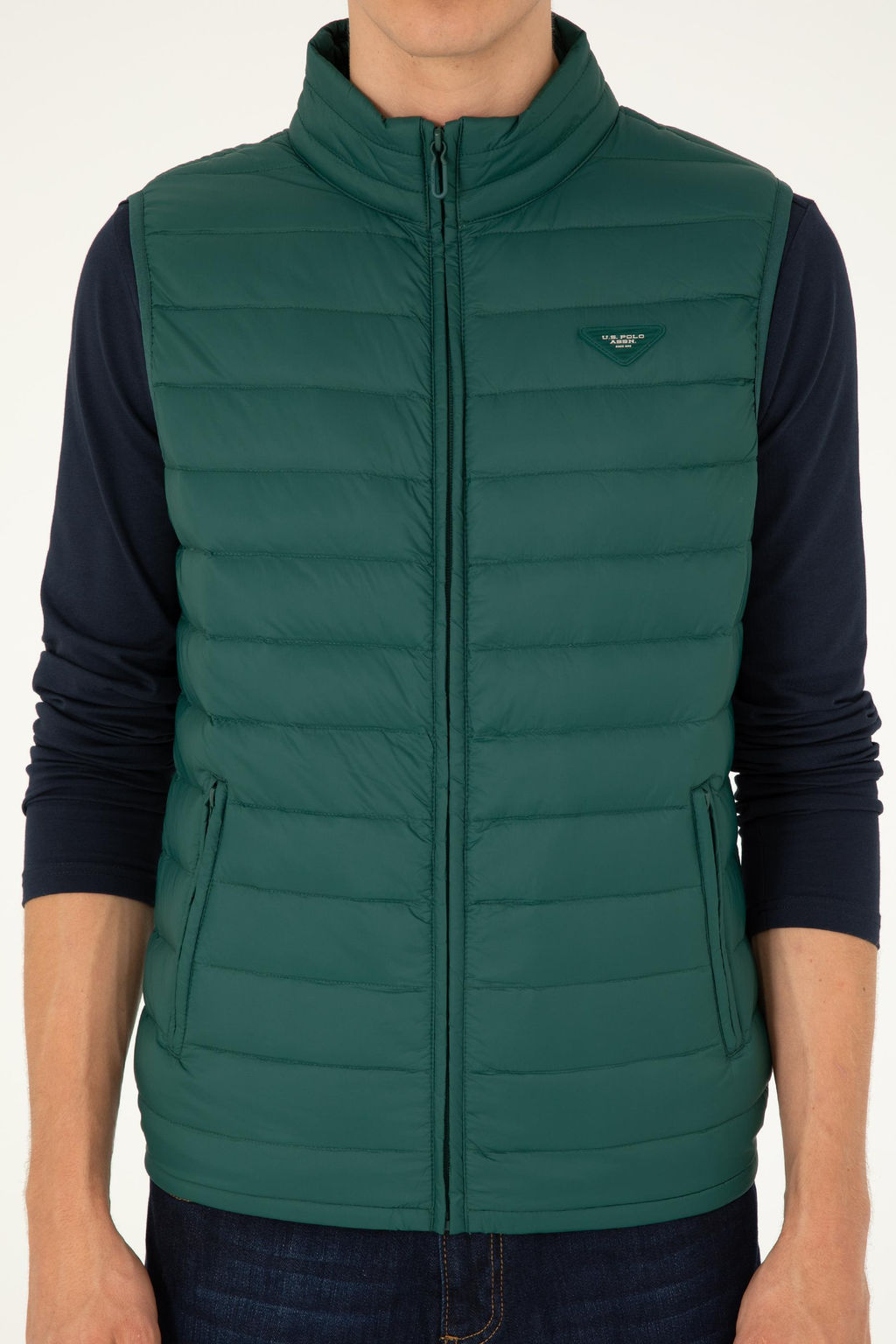 Мужской темно-зеленый жилет Неожиданная скидка в корзине - U.s. polo assn фото 6