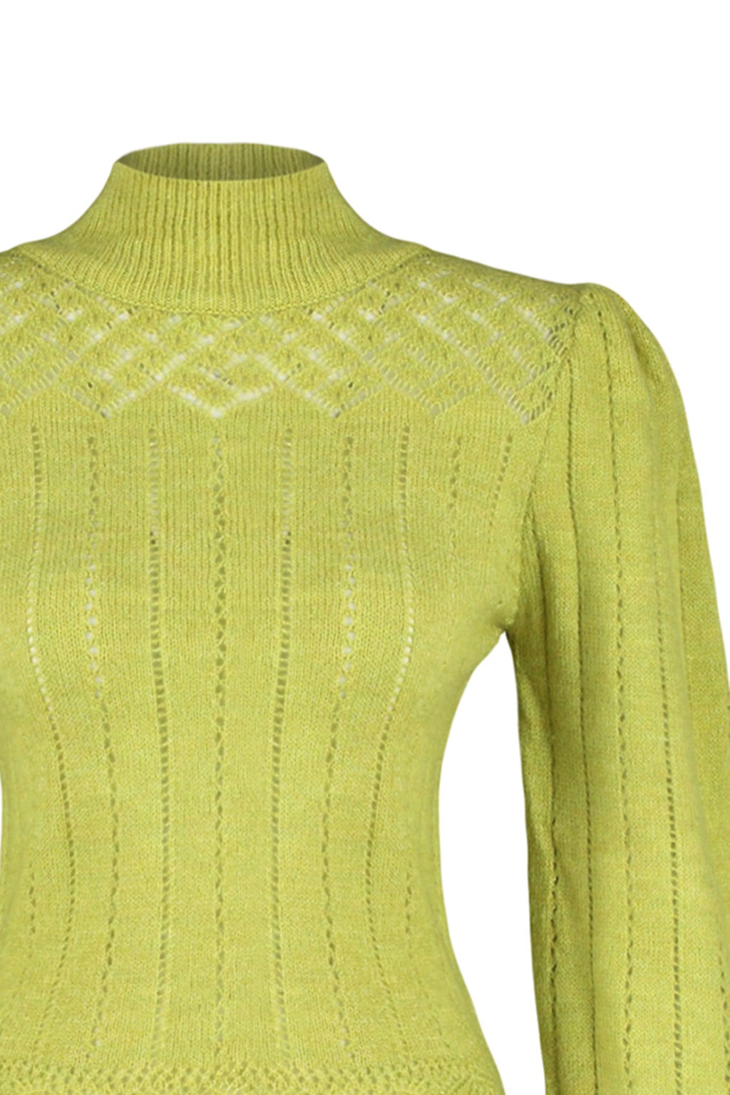 Tas Ajurlu/Delikli Dik Yaka Triko Kazak TWOAW21KZ0034 - Trendyolmilla фото 15