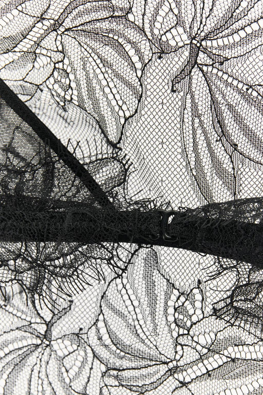 LACE TRIM BANDEAU BRALETTE - Zara фото 9