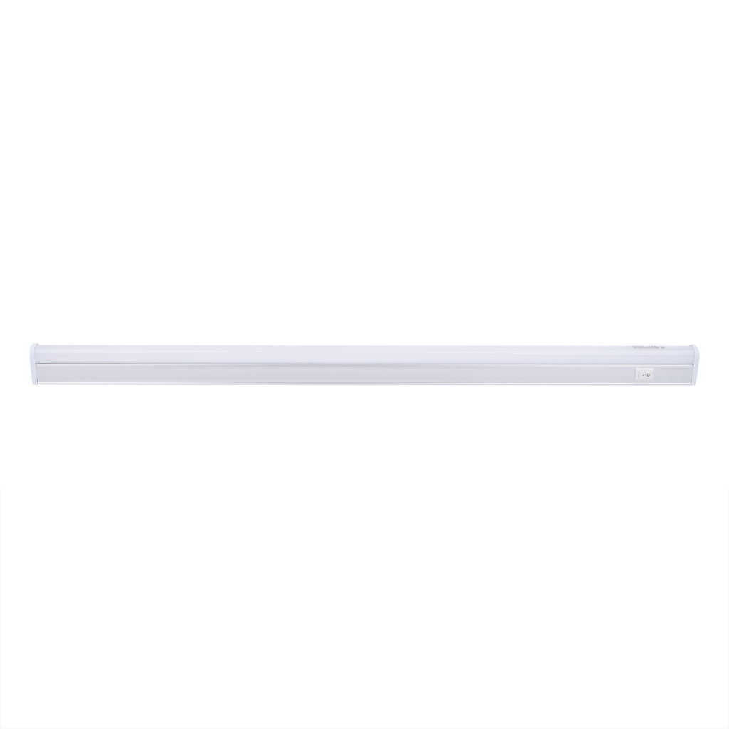 ULI-L02-10W-4200K-SL Светильник линейный светодиодный (аналог Т5). Белый свет(4200K). 900Lm. Выключатель на корпусе. Серебристый. TM Uniel.