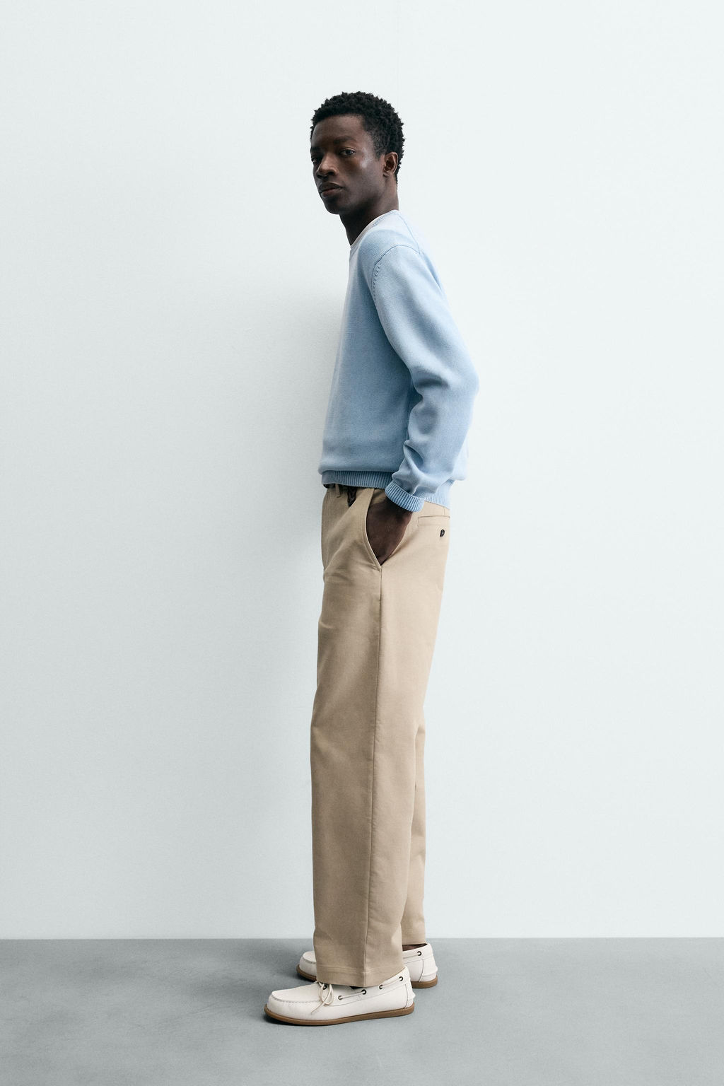 JERSEY ESTRUCTURA LAVADA ALGOD?N / Celeste lavado